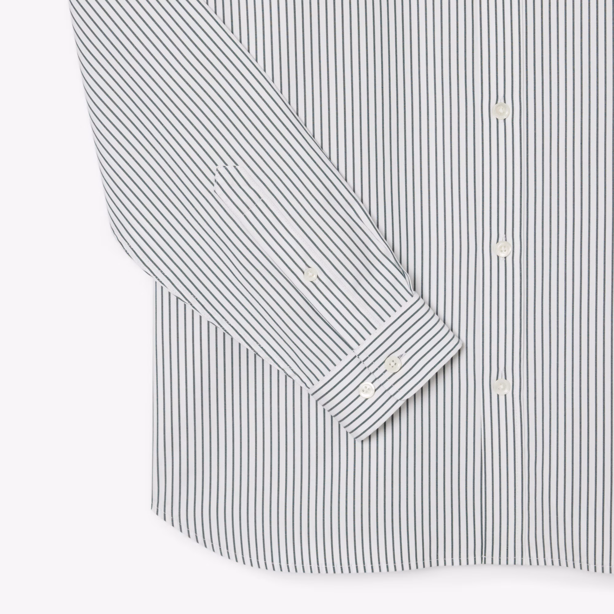 Men's Regular Fit Striped Pinpoint Shirt