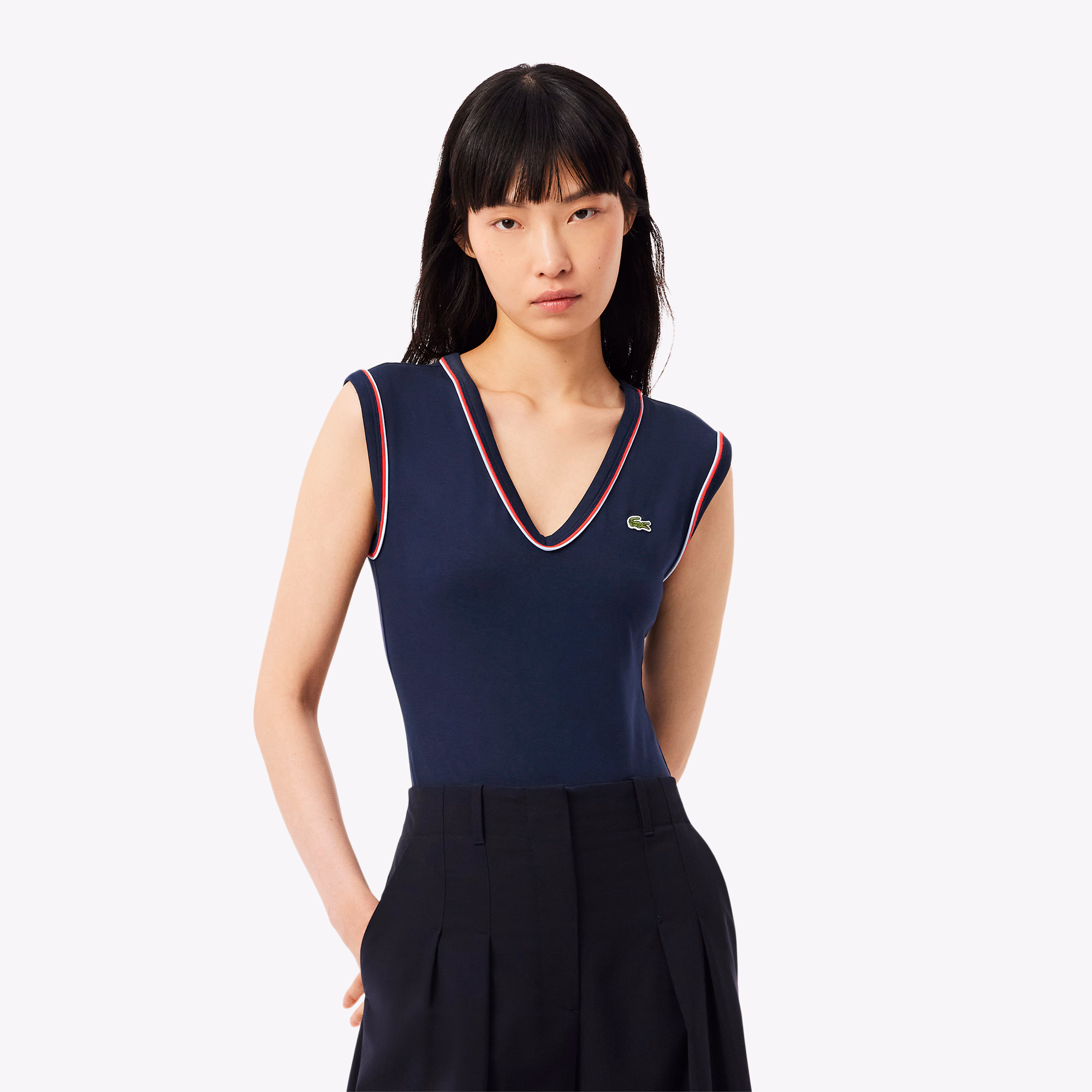 Women's Slim Fit Open Back Cotton Bodysuit