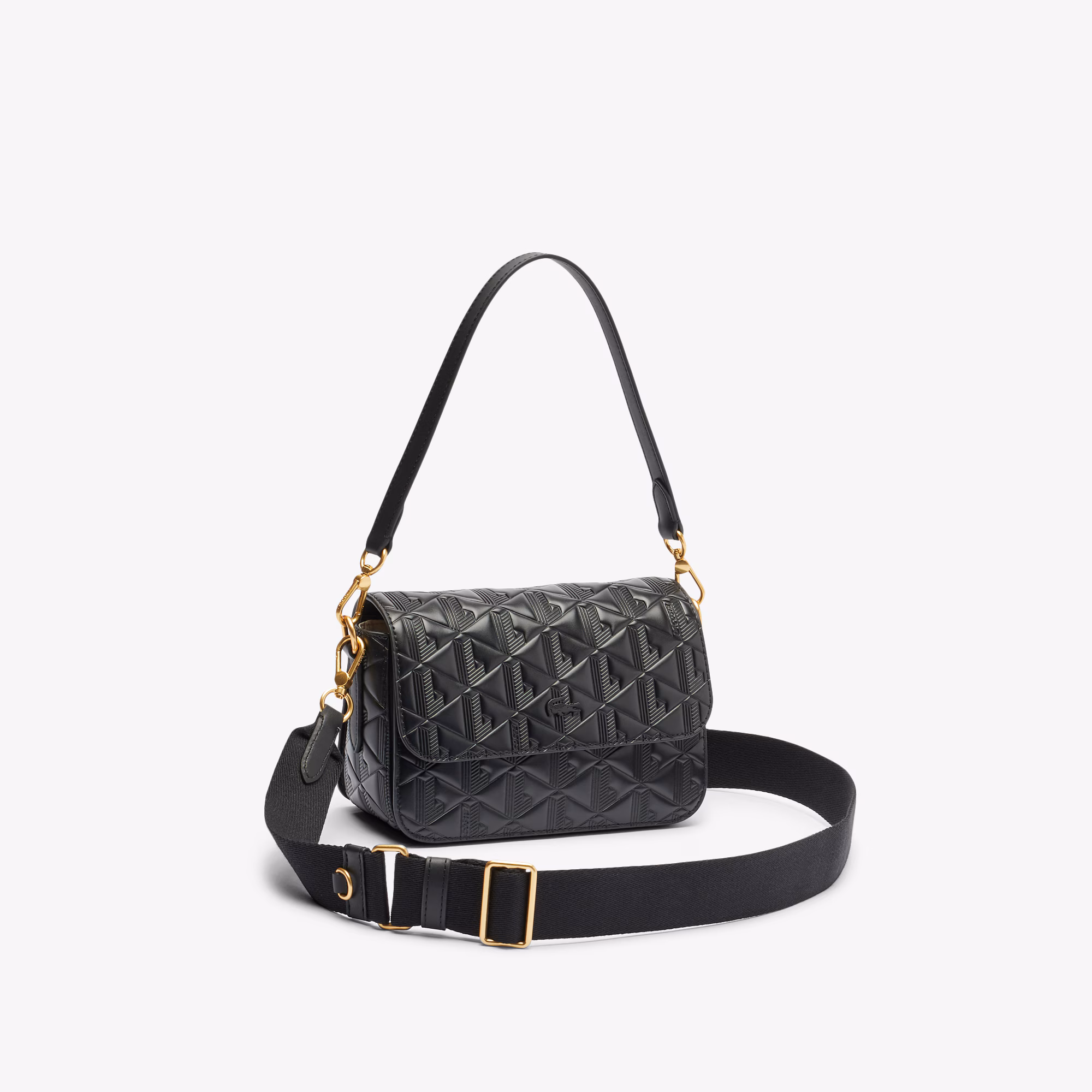 Maheki Embossed Leather Shoulder Bag