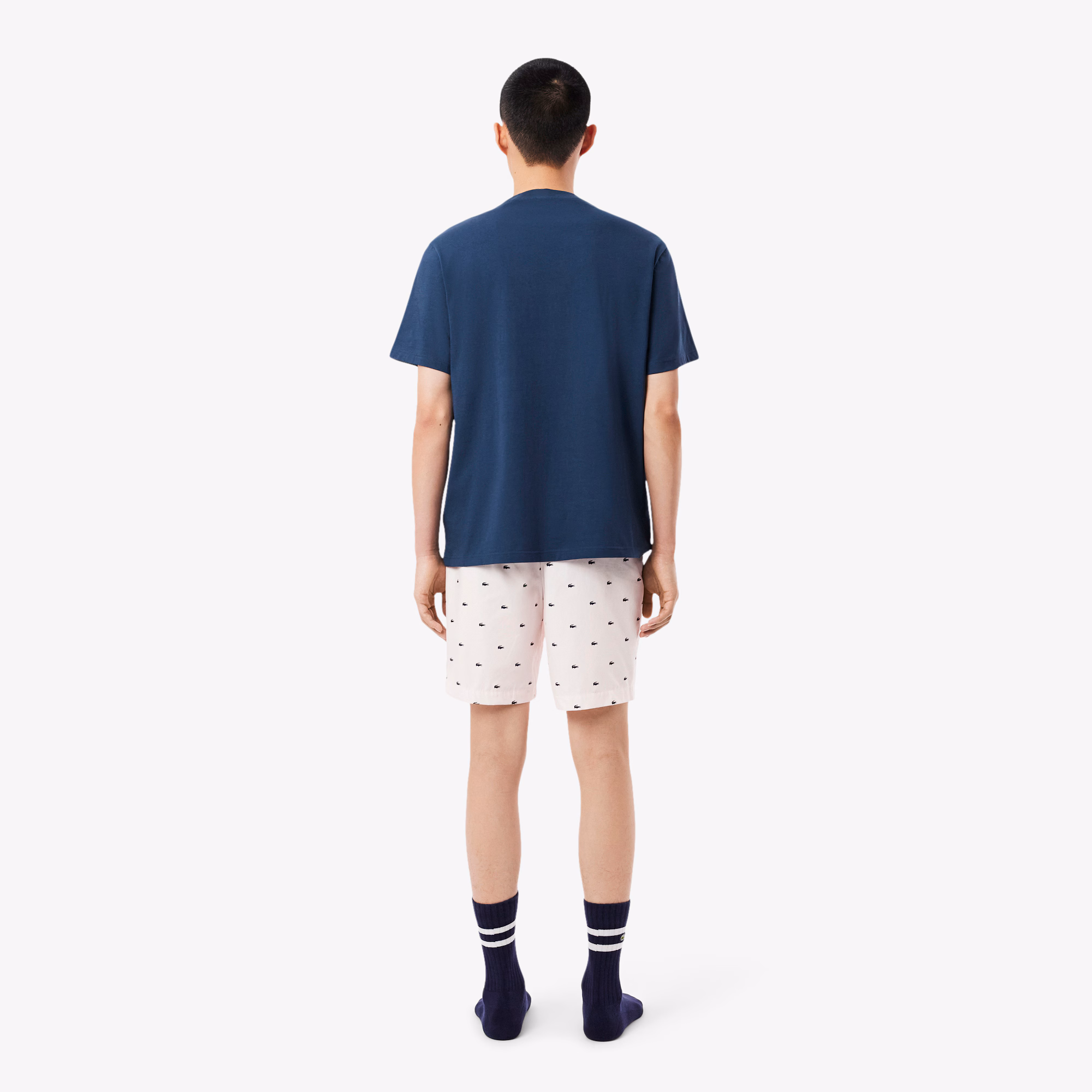 Men's Printed Poplin Pajama Shorts