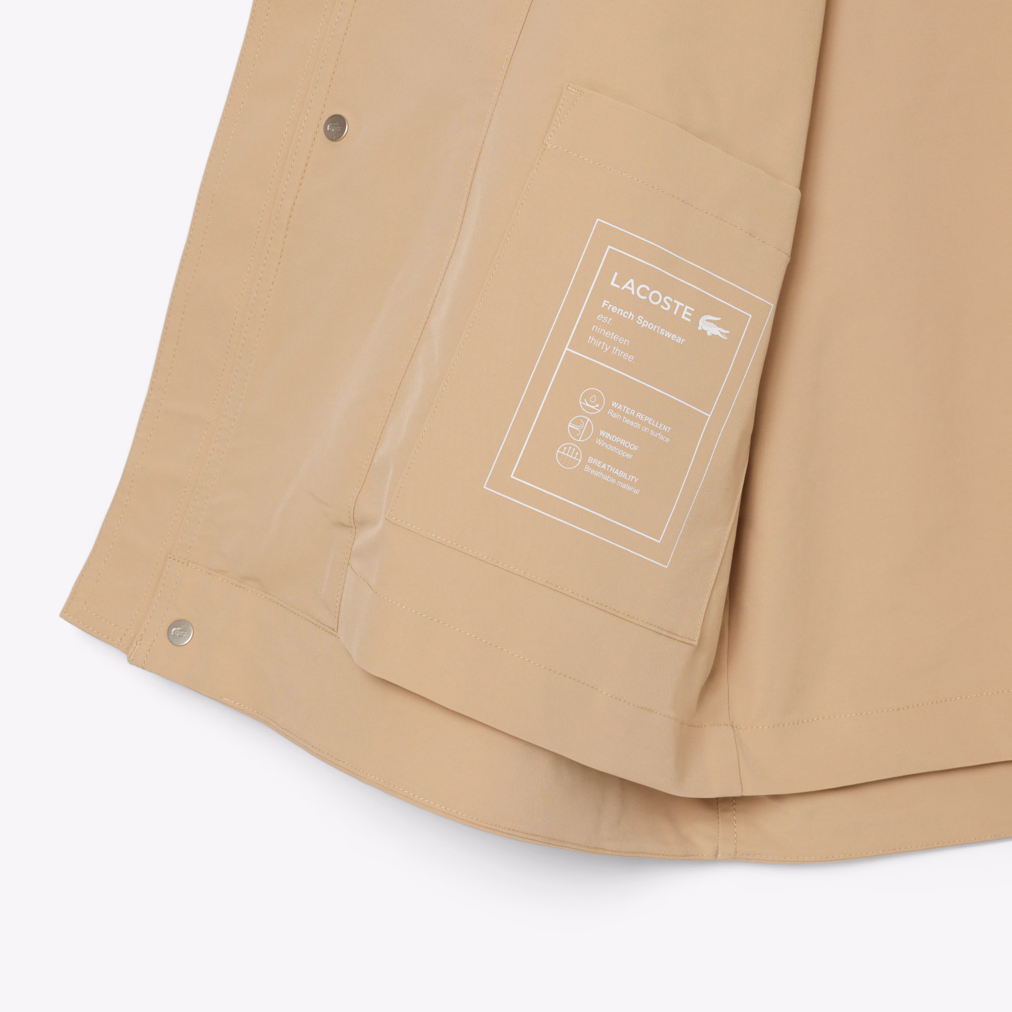 Men's Mid-Length Water-Repellent Hooded Parka