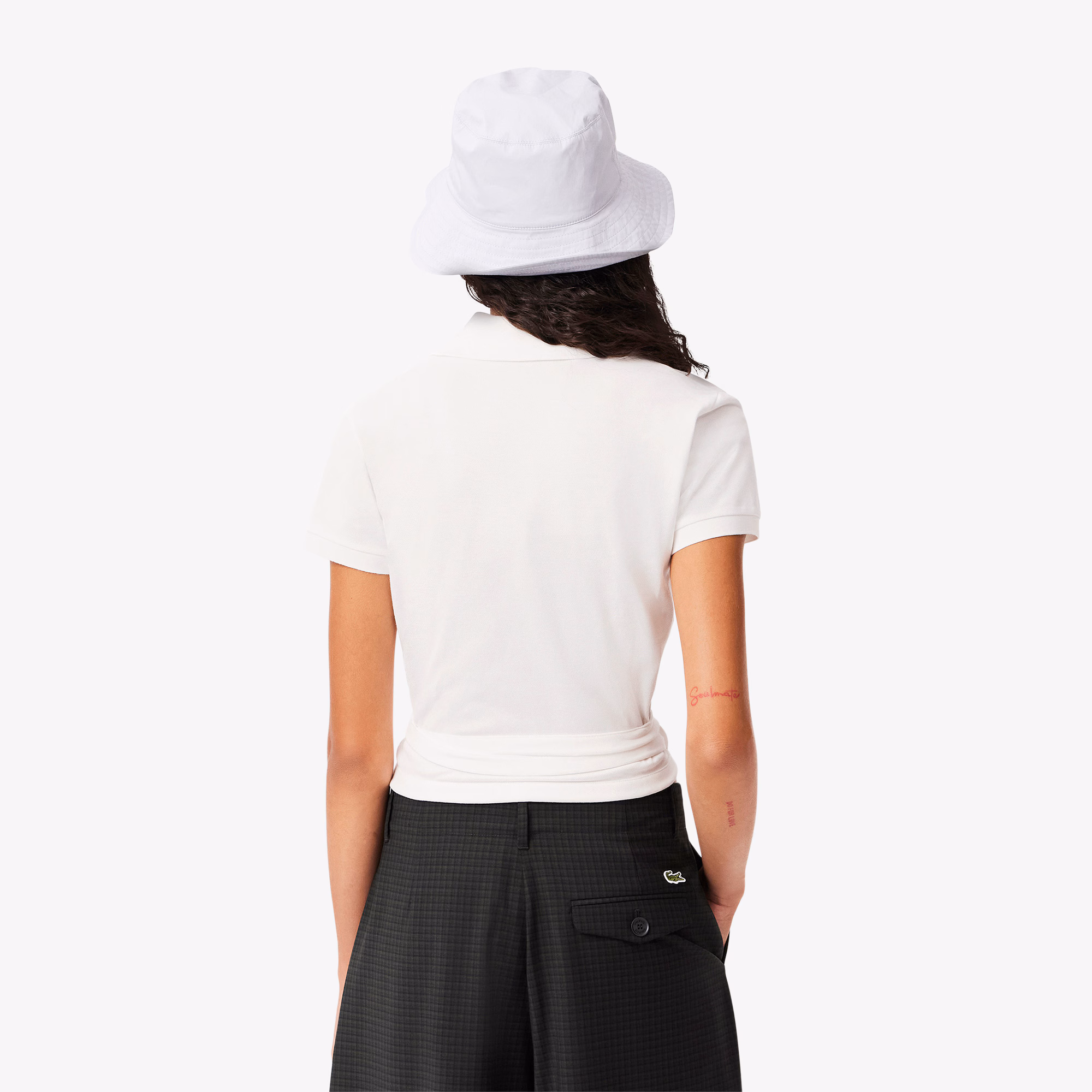 Women's Stretch Mini Piqué Wrap Polo