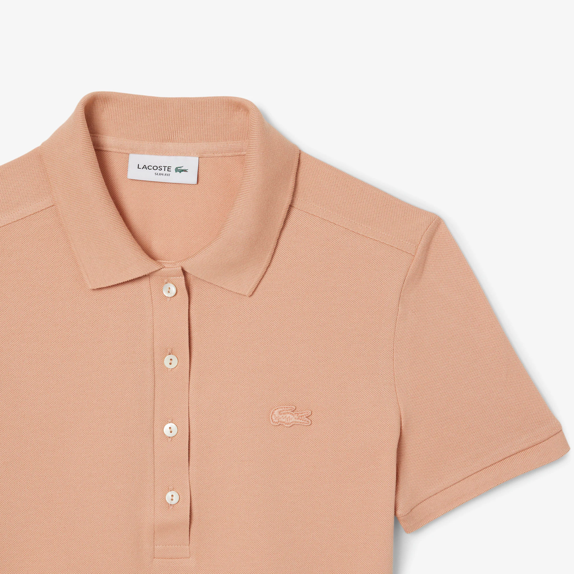 Women's L.12.D Slim Fit Stretch Mini Piqué Polo