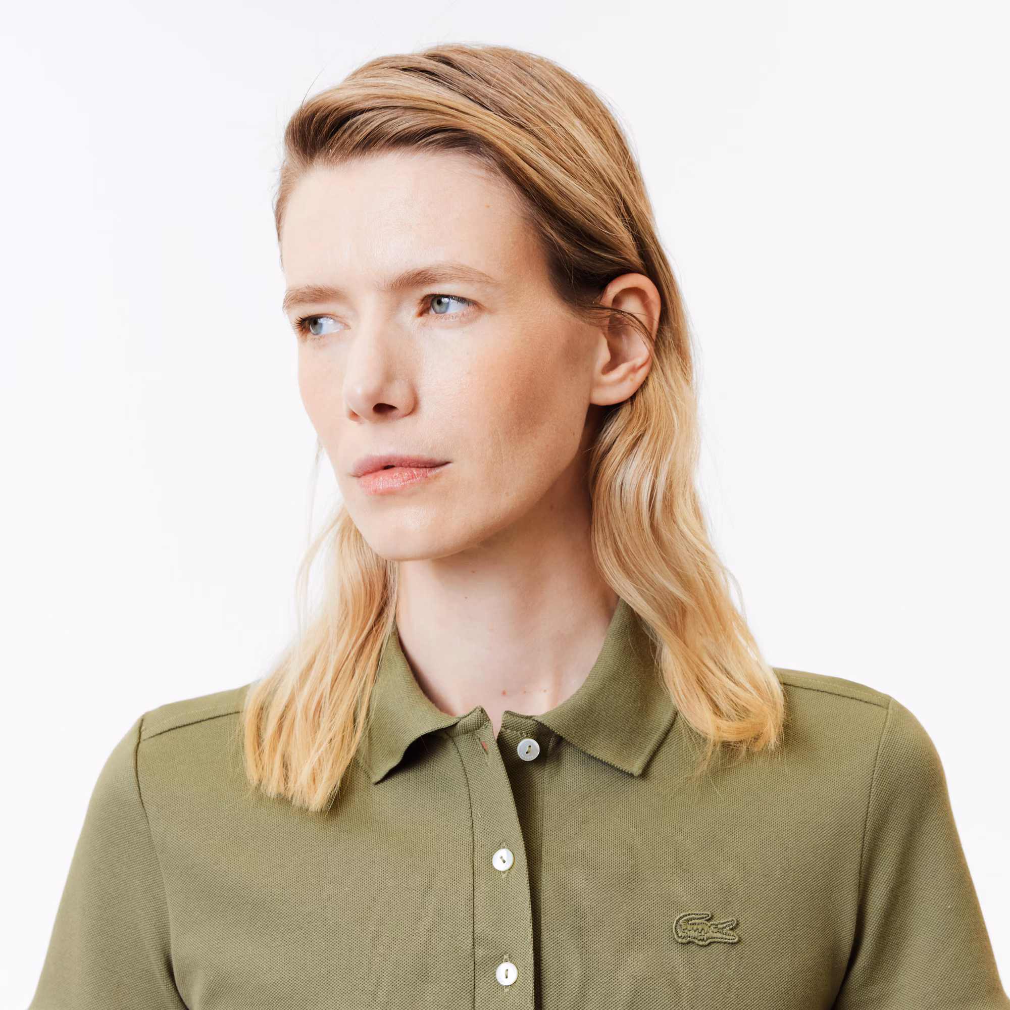 Women's L.12.D Slim Fit Stretch Mini Piqué Polo