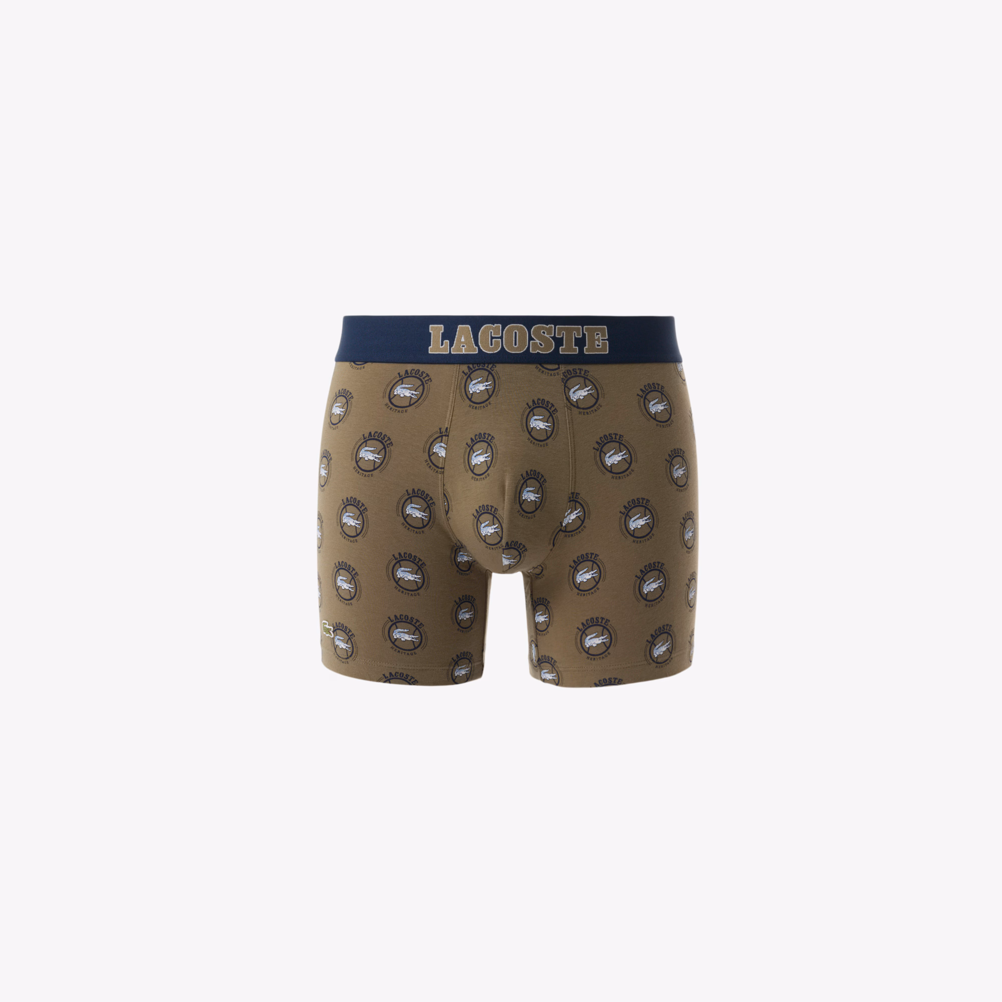 Men's Printed Stretch Cotton Boxer Briefs