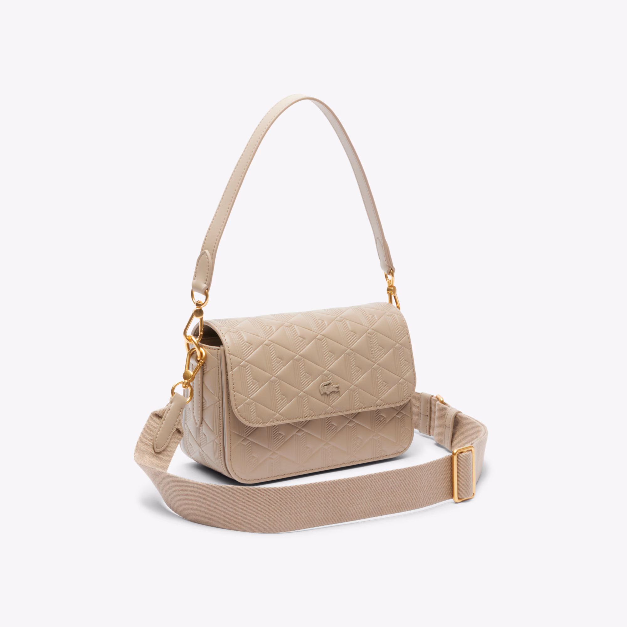 Maheki Embossed Leather Shoulder Bag