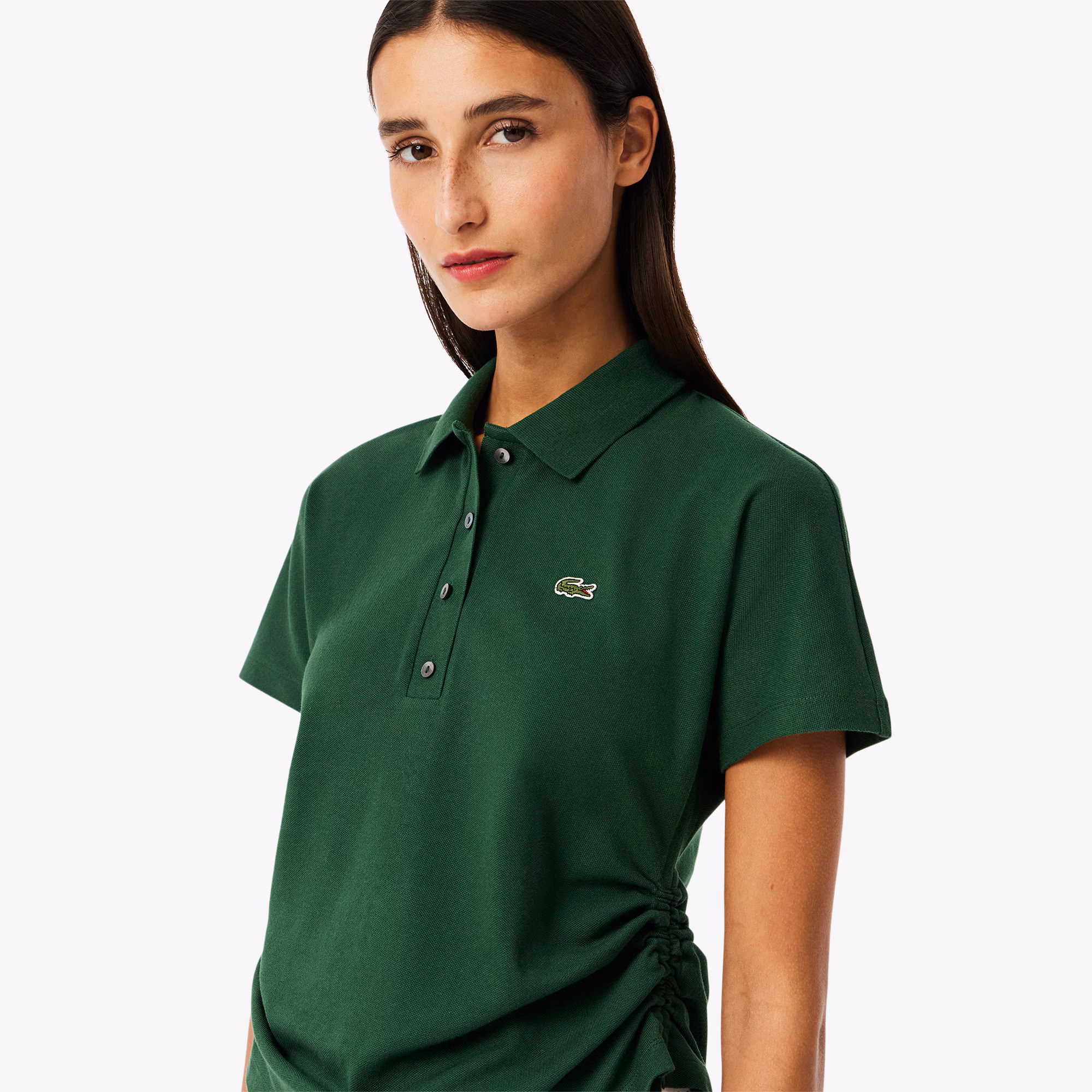 Women's Slim Fit Adjustable Piqué Polo