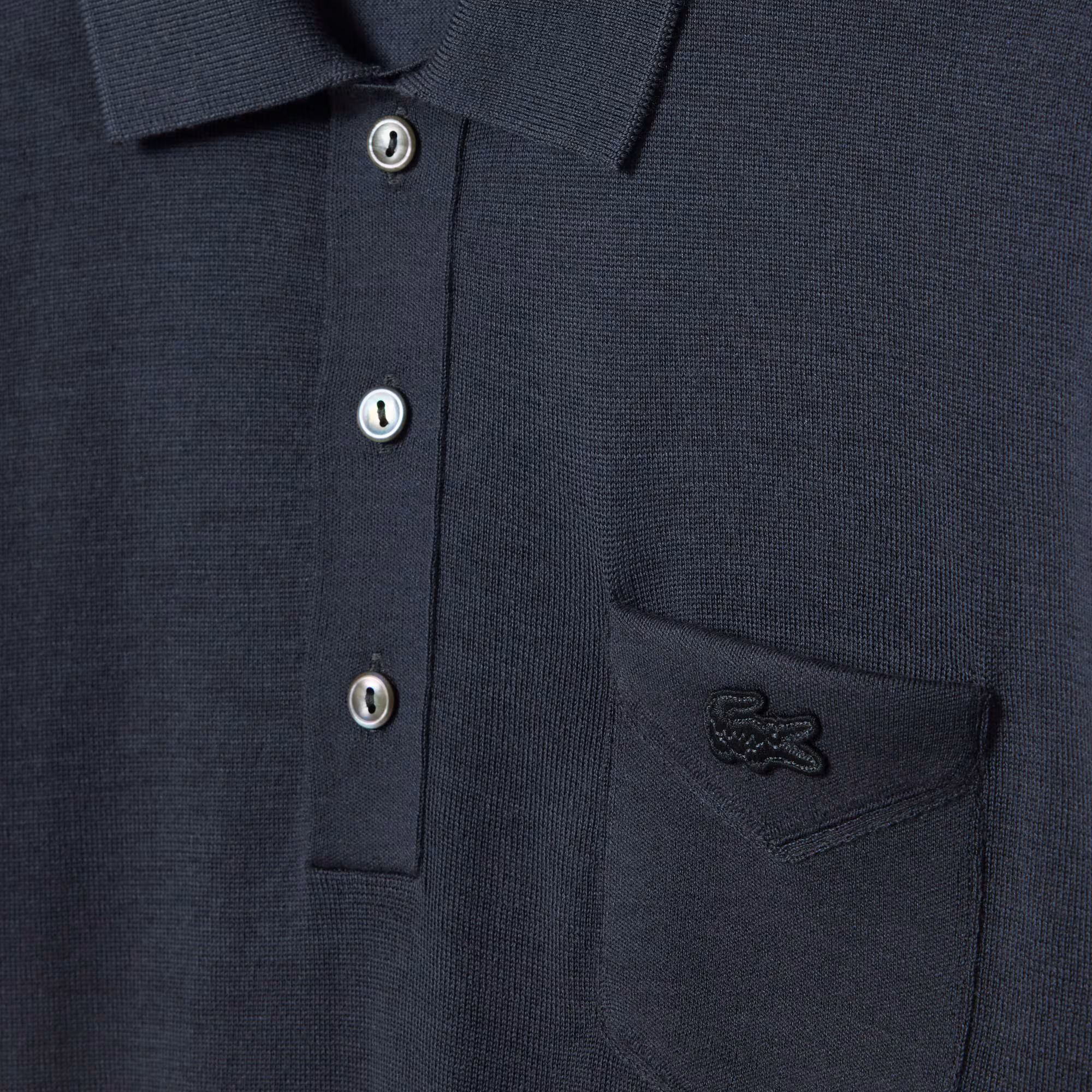 Runway Polo Collar Merino Wool Sweater