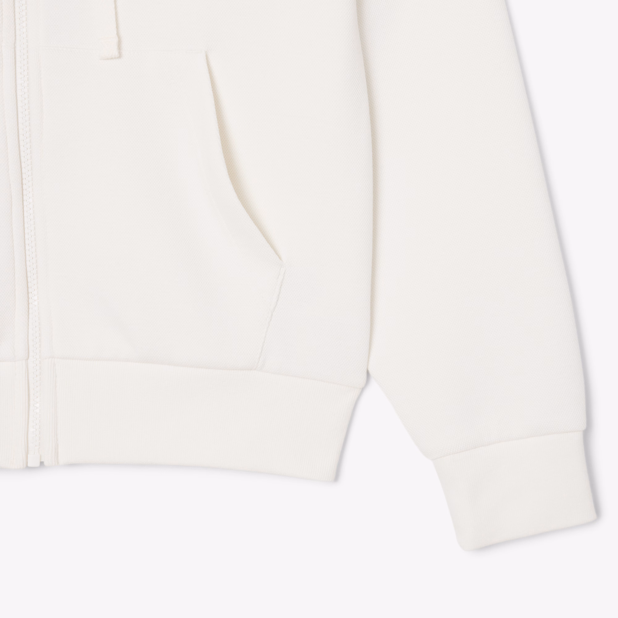 Women's Zip-Up Piqué Hoodie