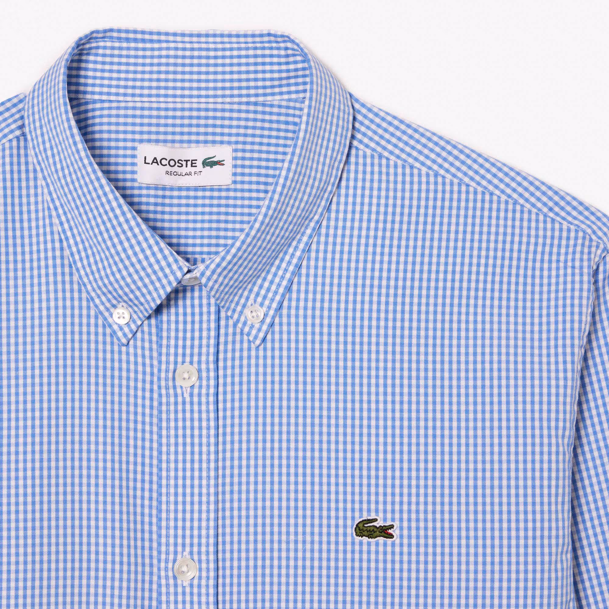 Men's Regular Fit Checked Cotton Shirt