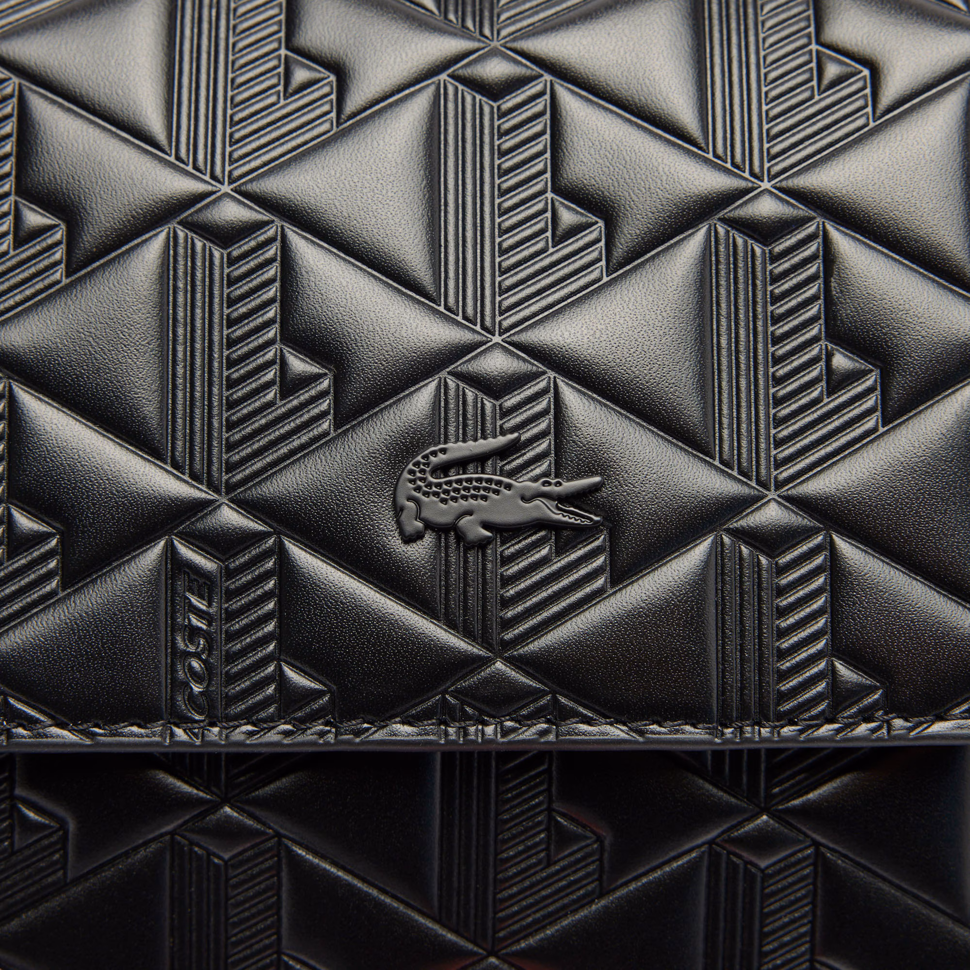 Maheki Embossed Leather Shoulder Bag