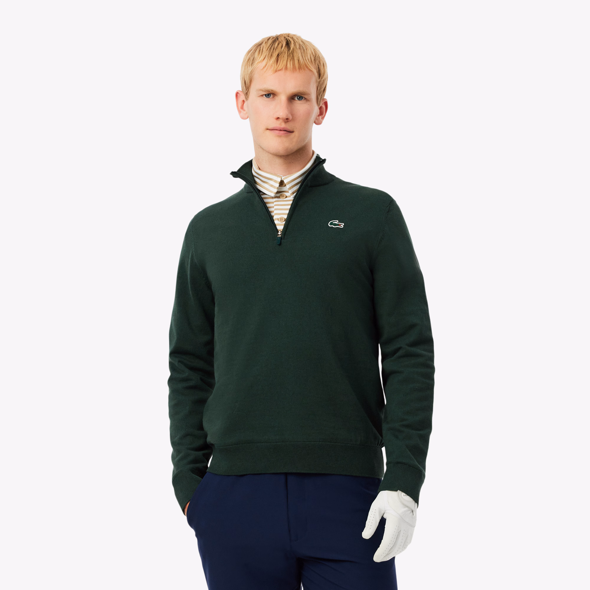 Men's Golf Quarter-Zip Windbreaker Sweater