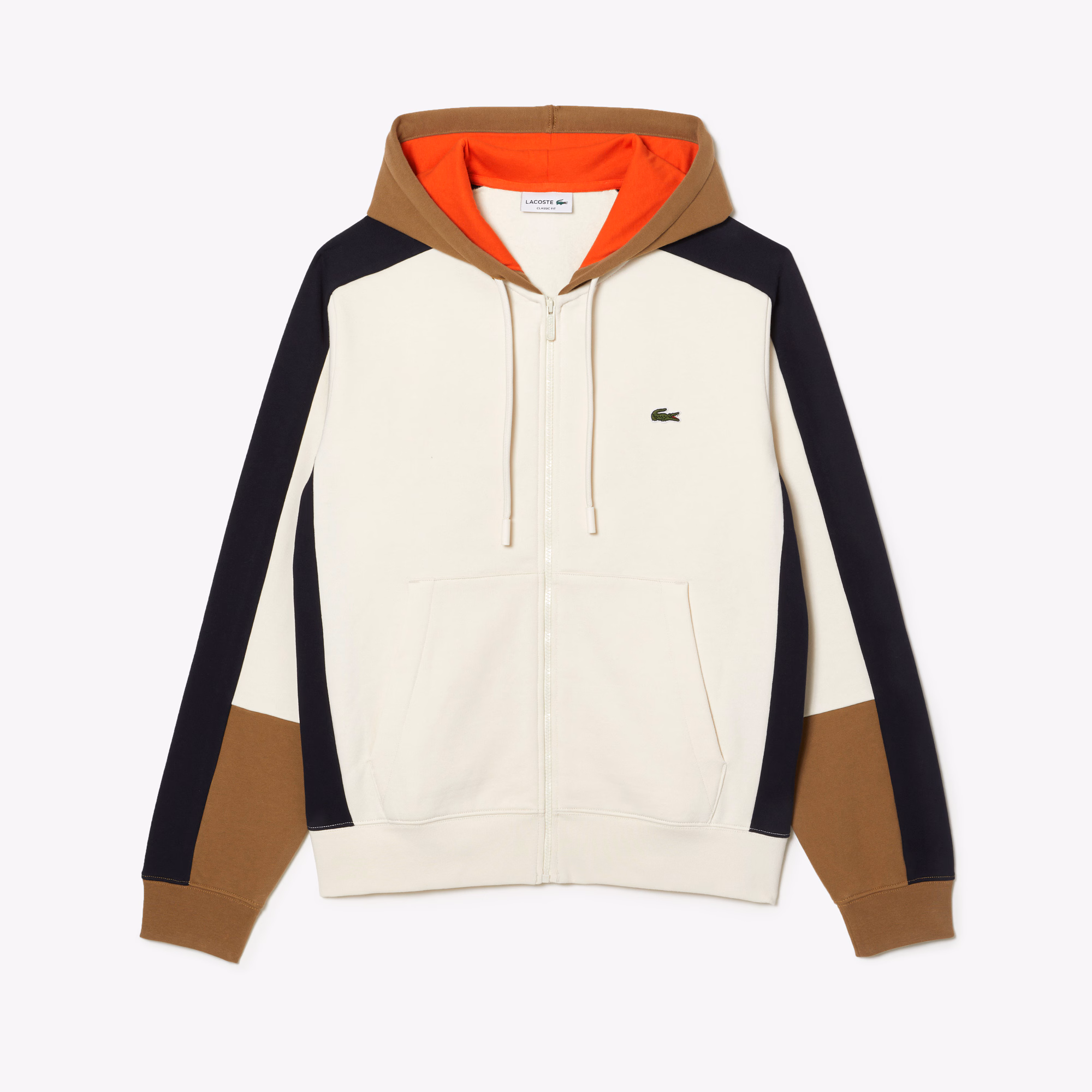 Men's Zip-Up Colorblock Hoodie