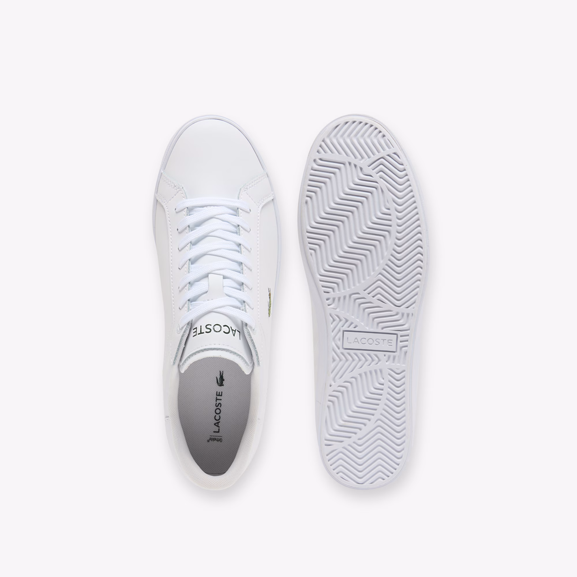 Men's Powercourt Graphic Leather Sneakers