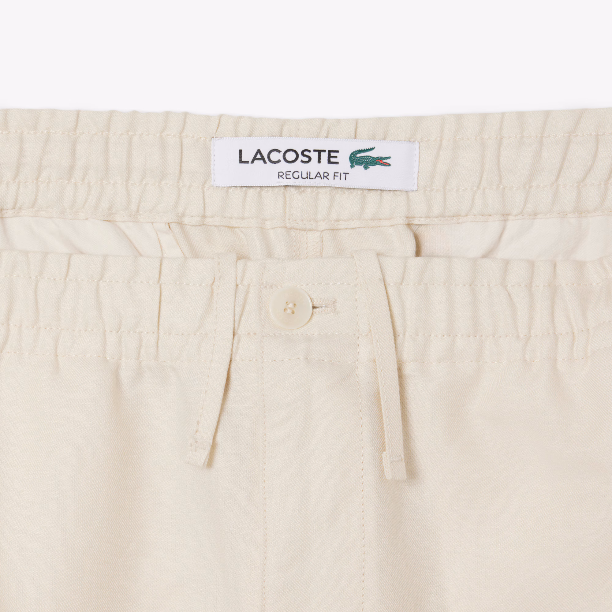 Men's Regular Fit Linen Twill Pants