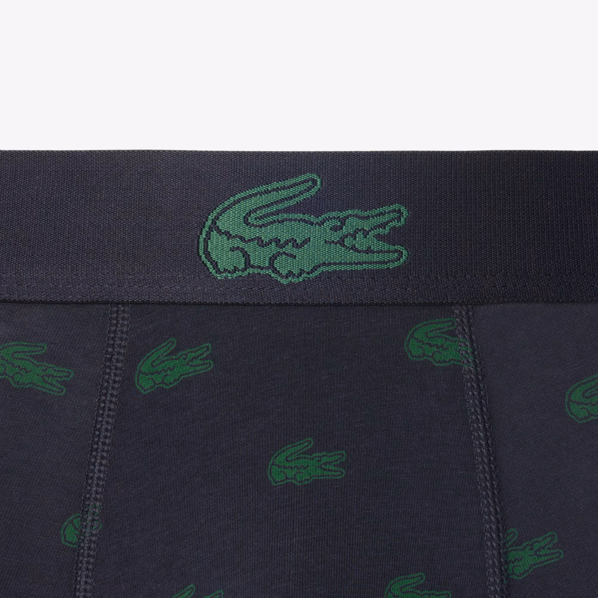 Men's 3-Pack Crocodile Print Trunks