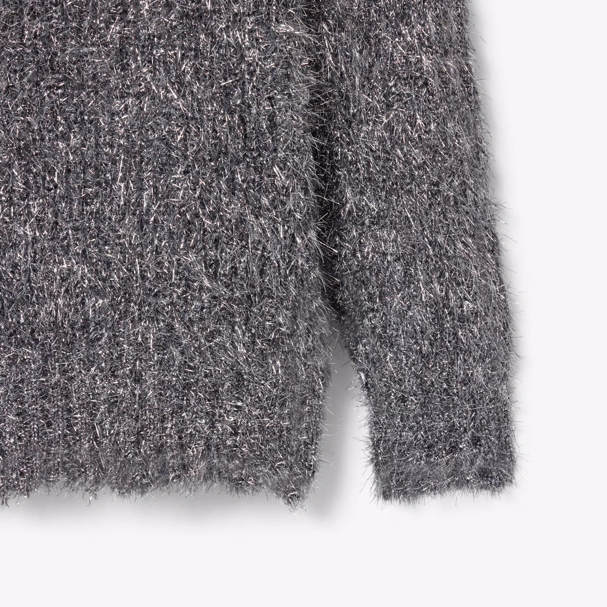 Runway Lurex Knit Cardigan