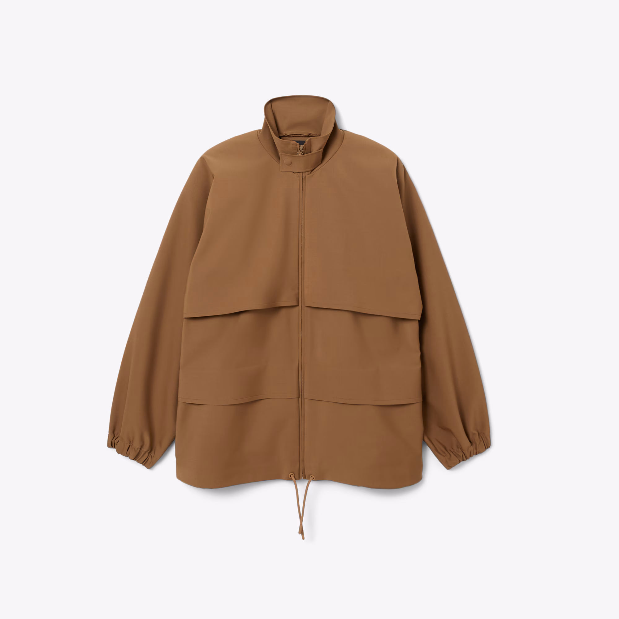 Runway Wool Blend Track Jacket