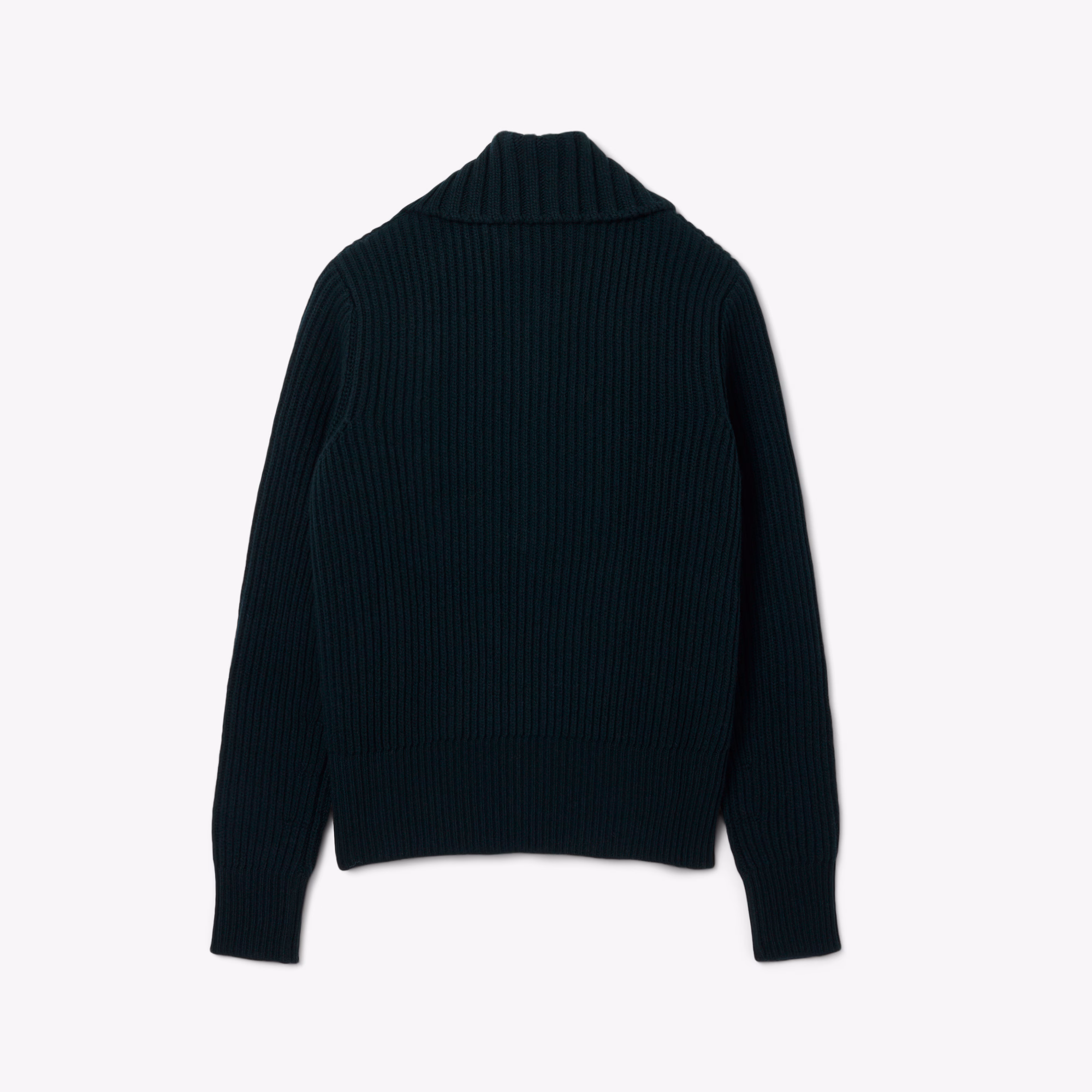 Runway Cable Neck Wool Sweater