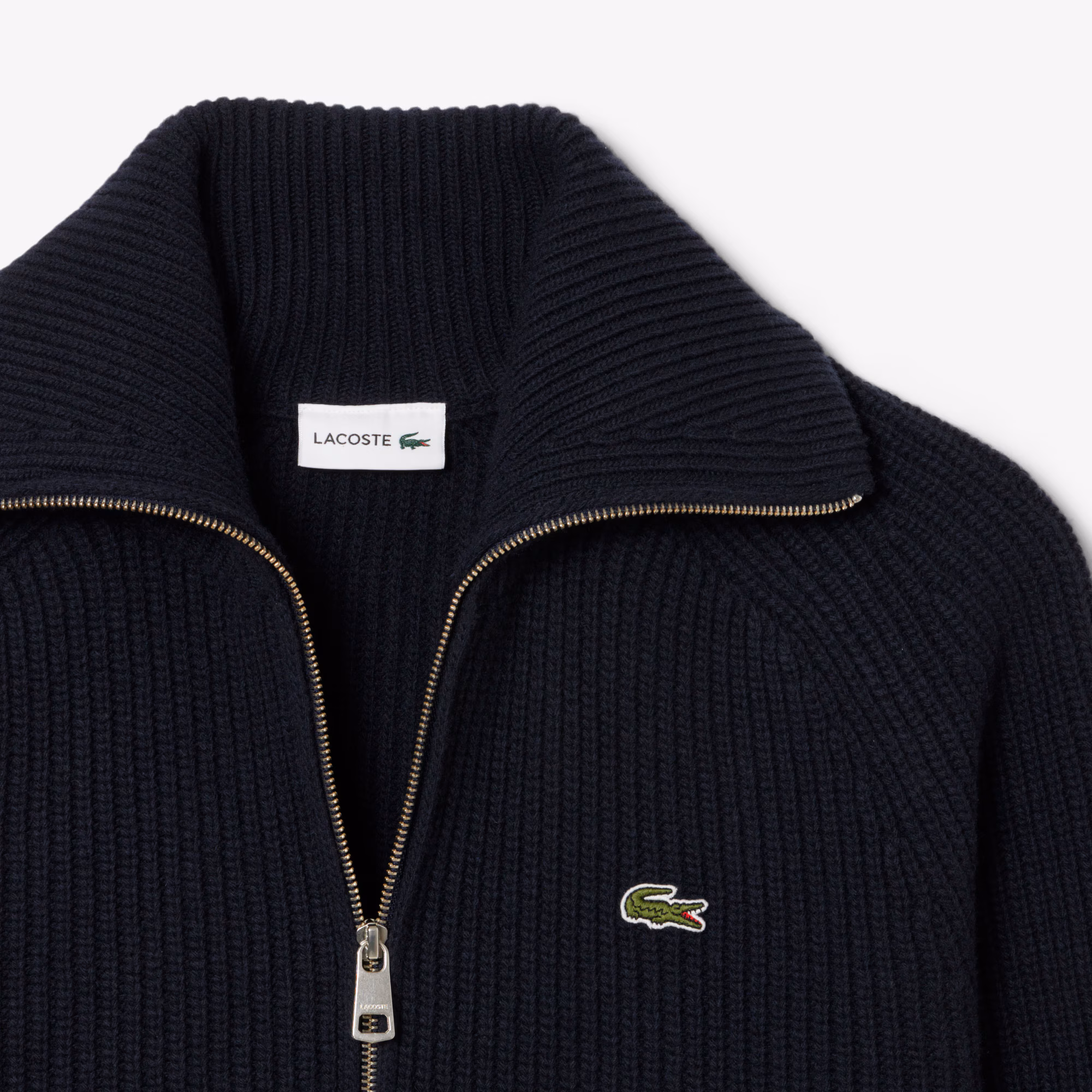 Men's Wool Zip-Up Sweater
