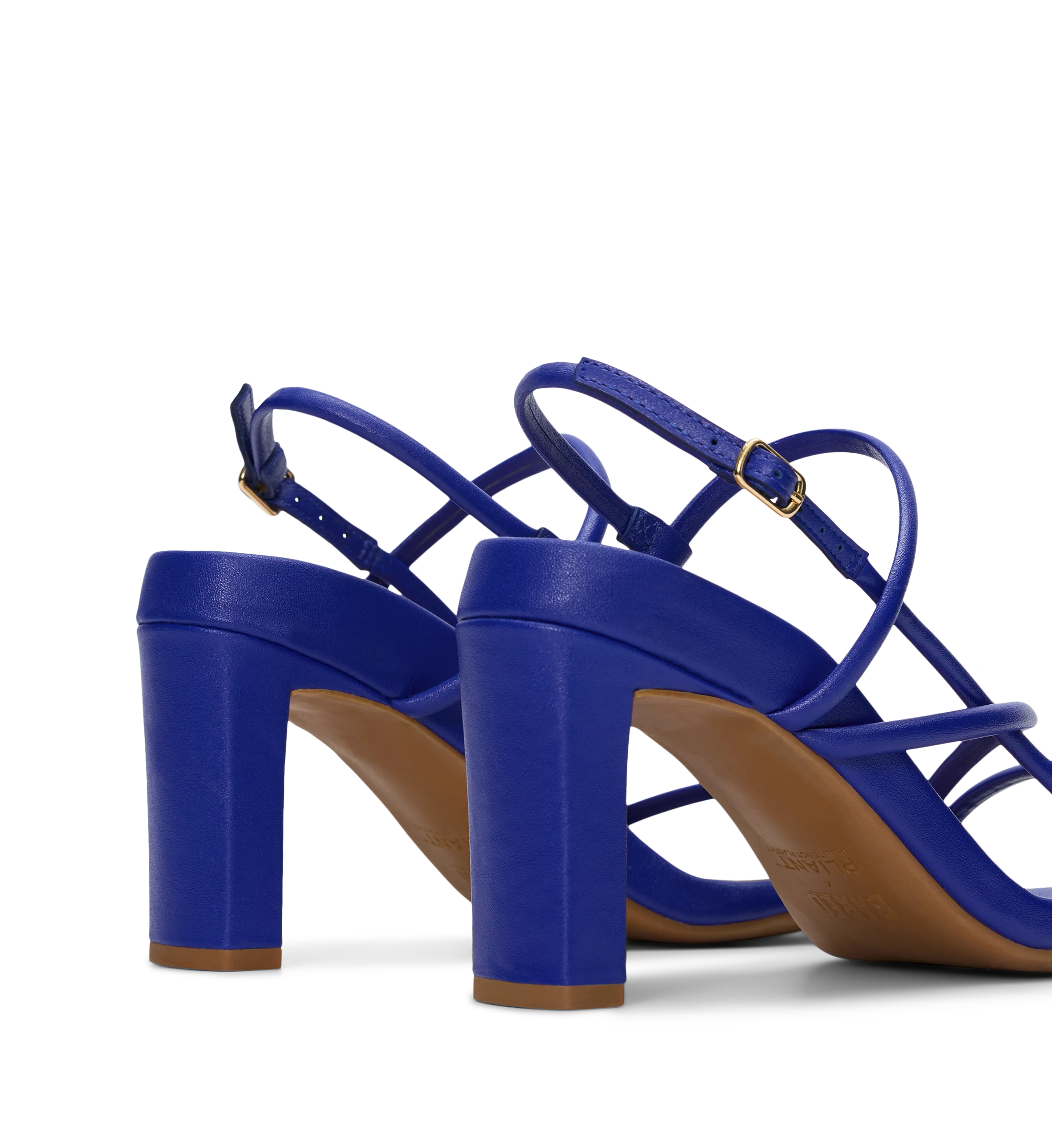 Godwit Electric Blue Leather High Heels