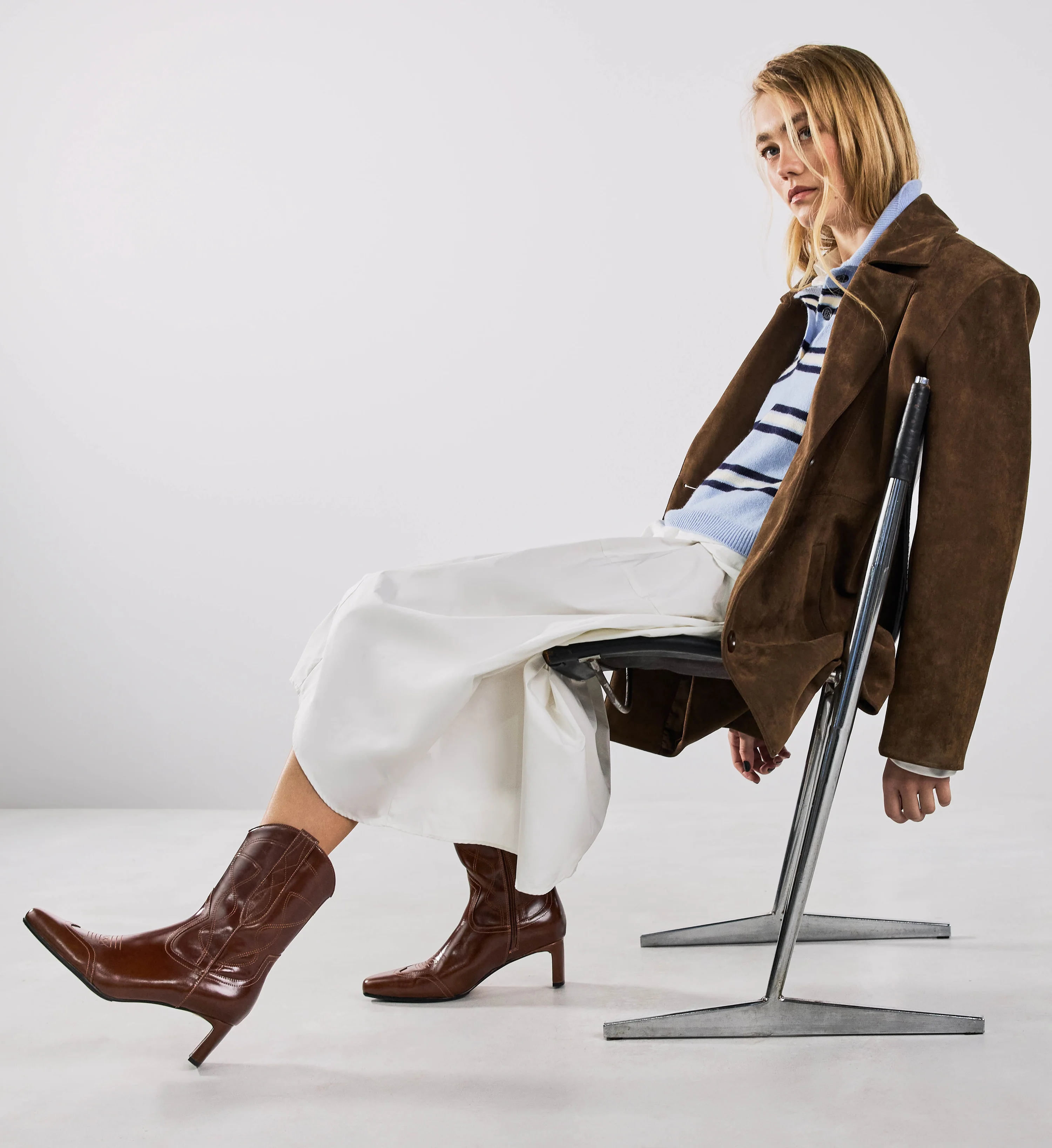 Willet Golden Tan Leather Heeled Boots