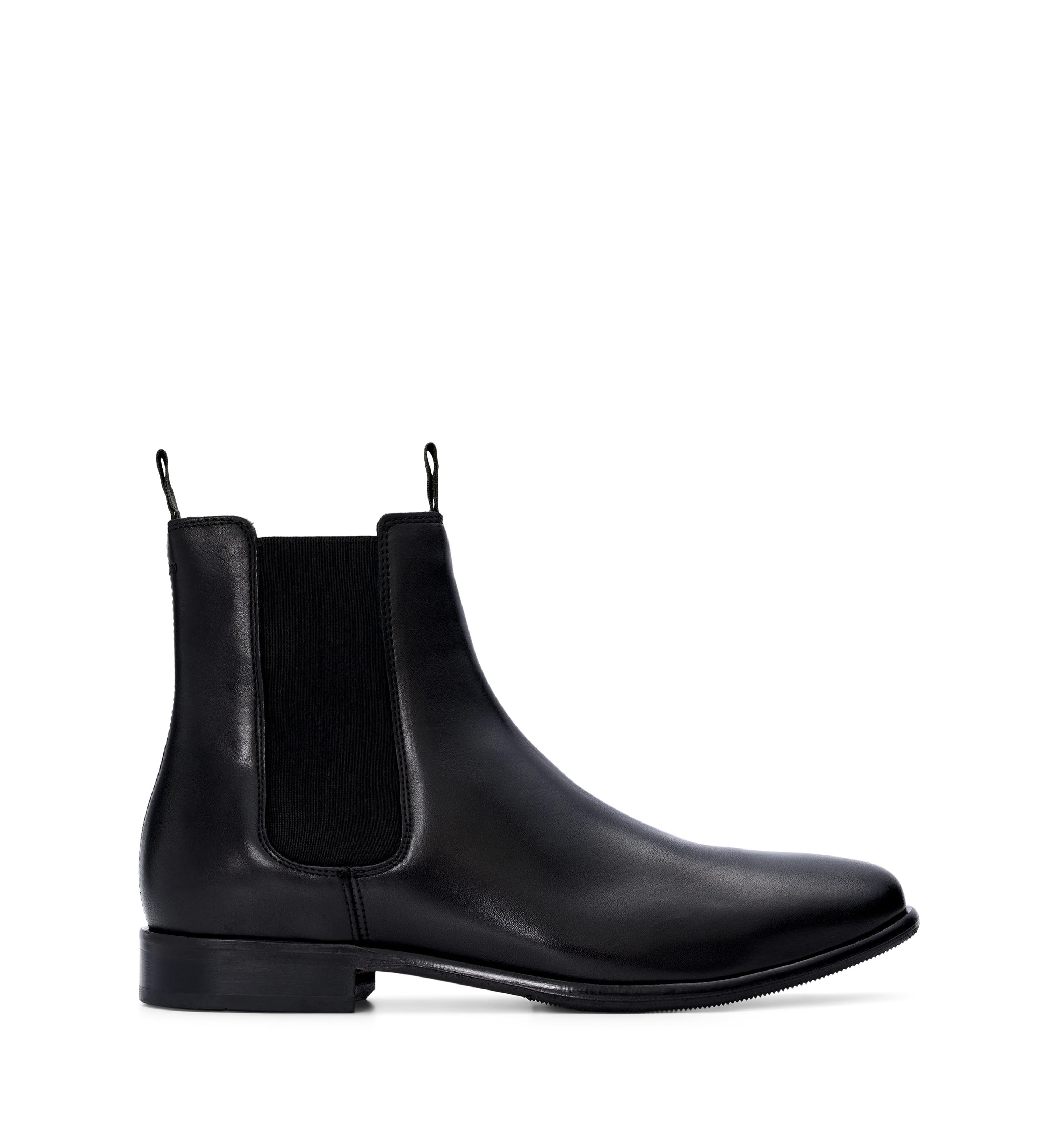 Thallium Black Leather Boots
