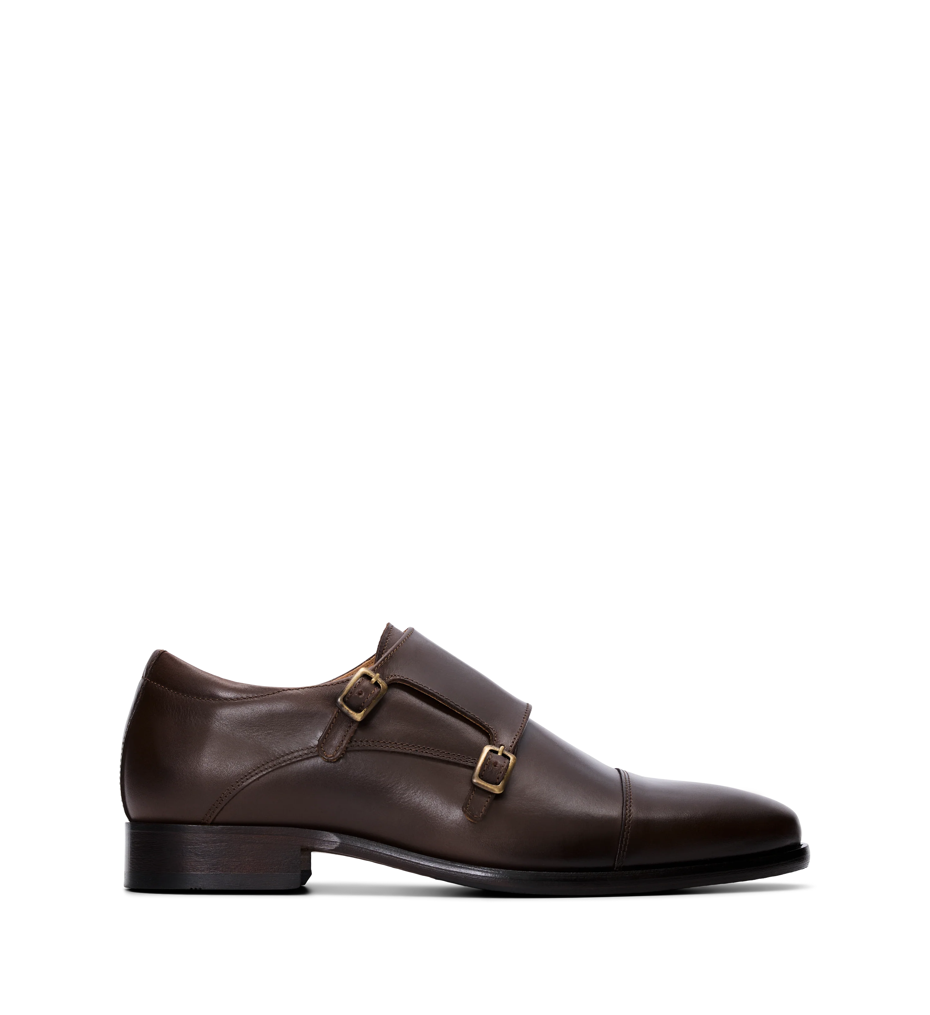 Vanadium Chocolate Leather Monks