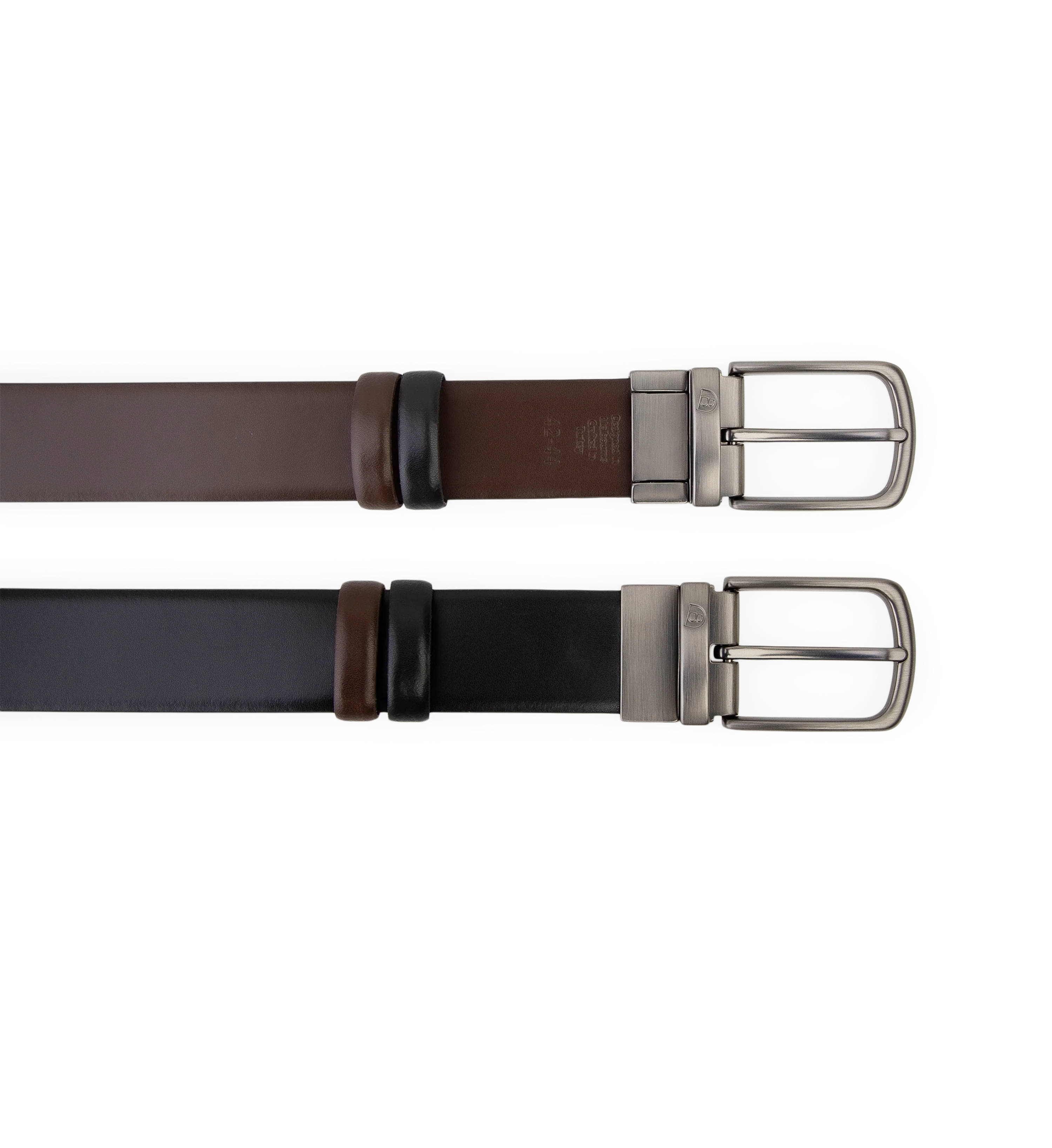 Reversible Belt Black & Chocolate Leather
