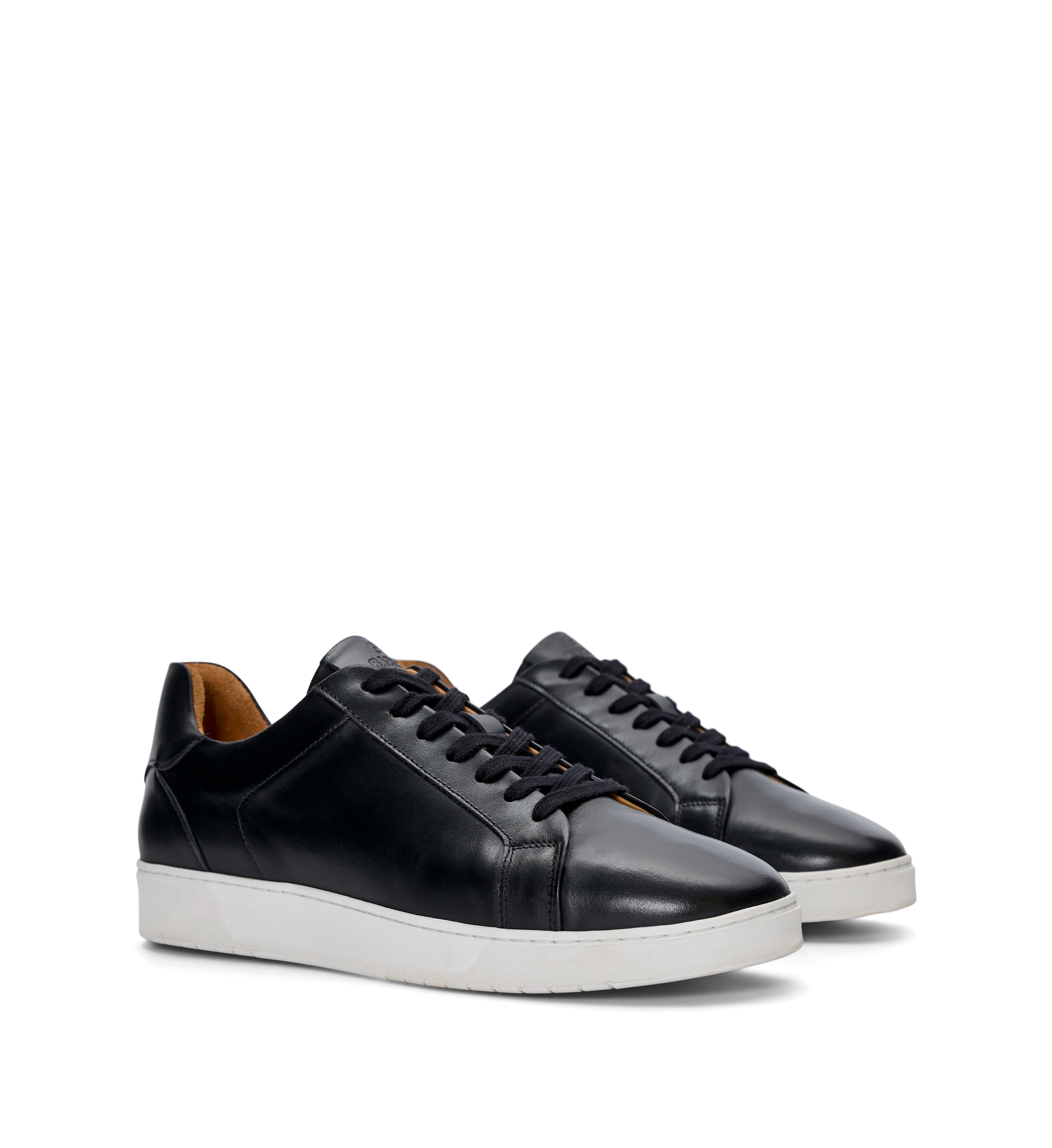 Bohrium Black Leather Sneakers