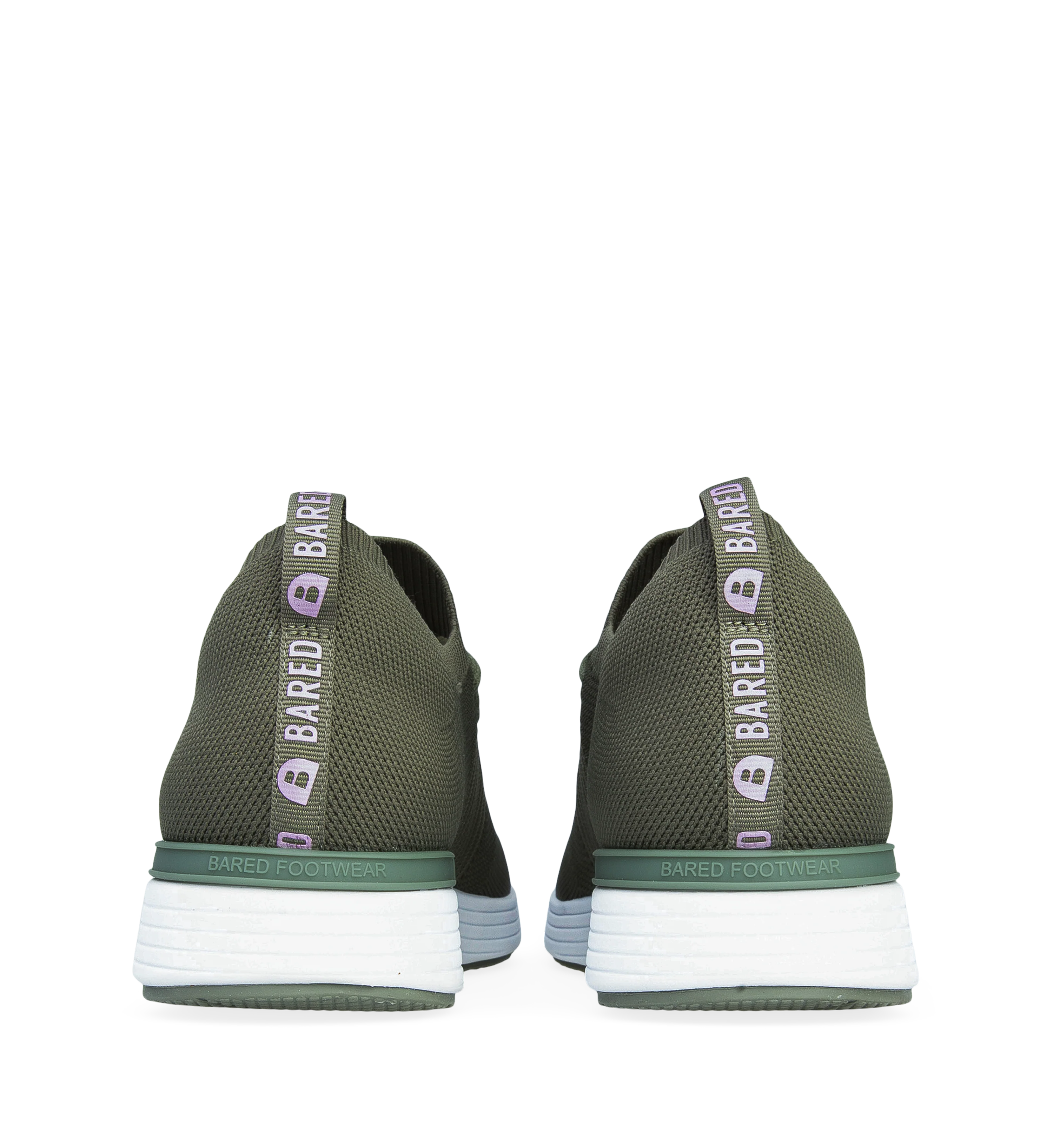 Jinzo Khaki Knit Sneakers