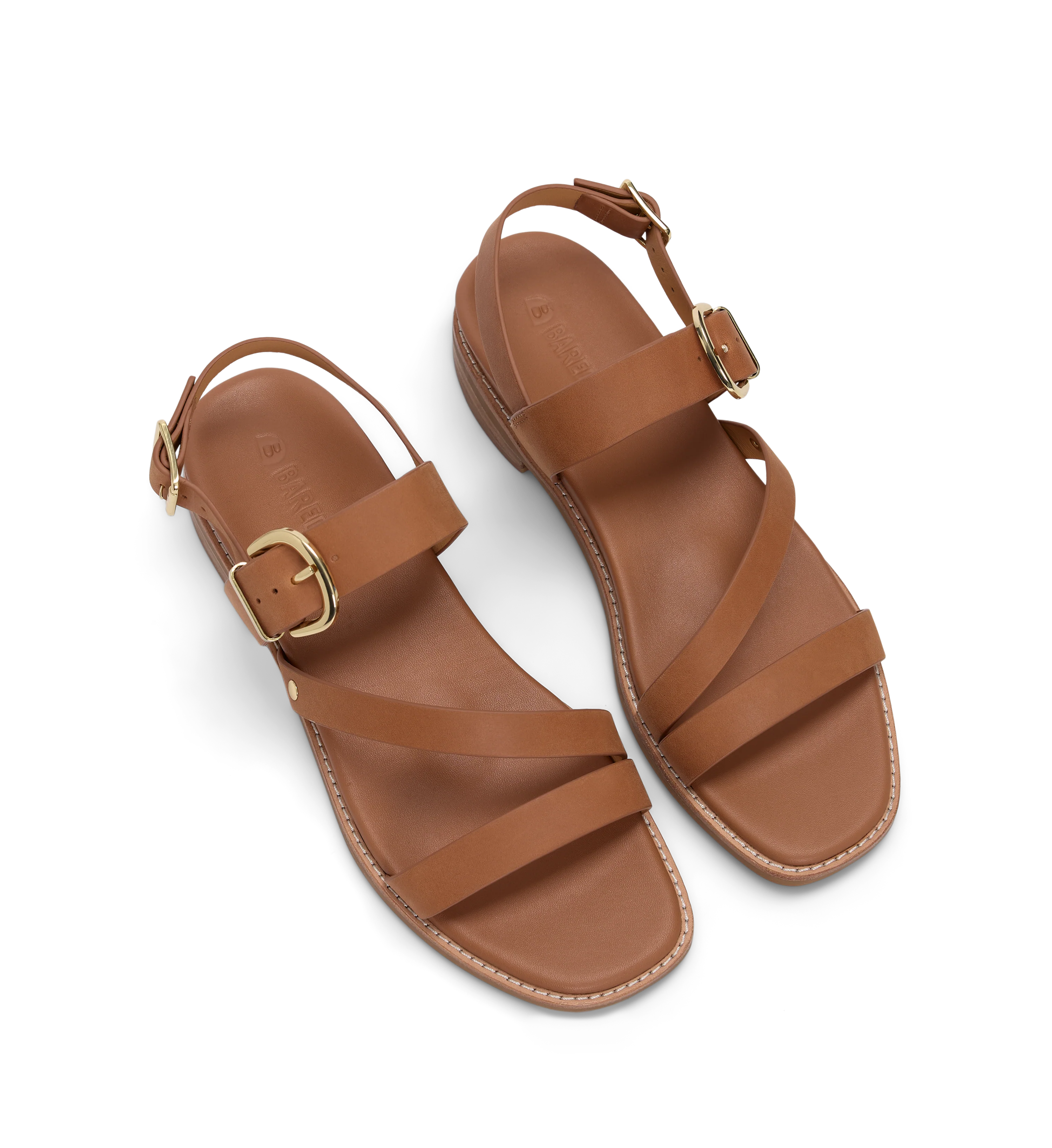 Trumpeter Tan Leather Sandals