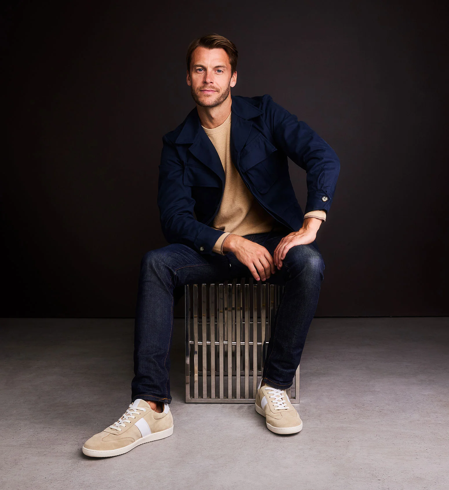 Holmium Stone Suede Men's Sneakers