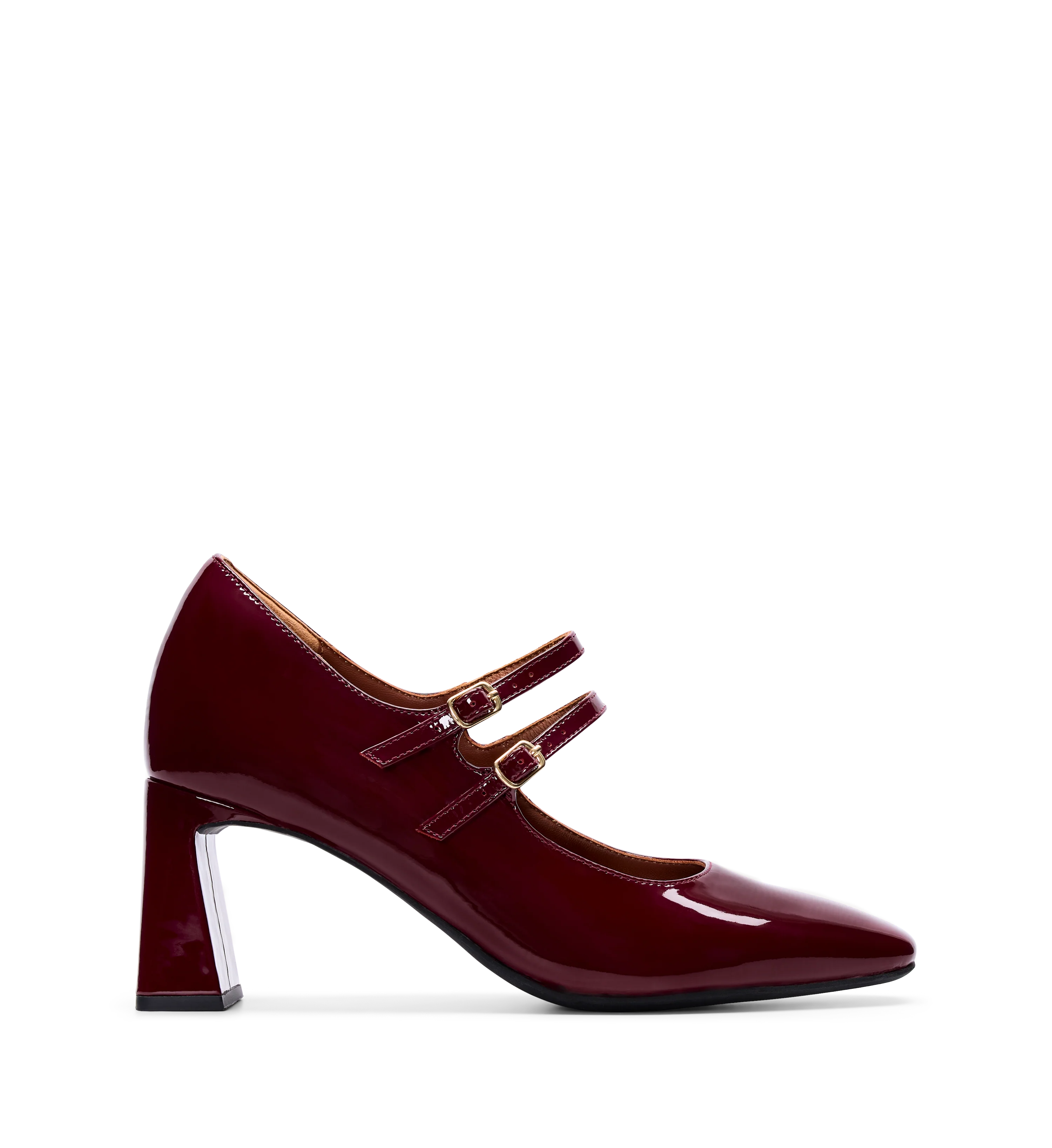 Cayuga Dark Cherry Red Patent Leather High Heels
