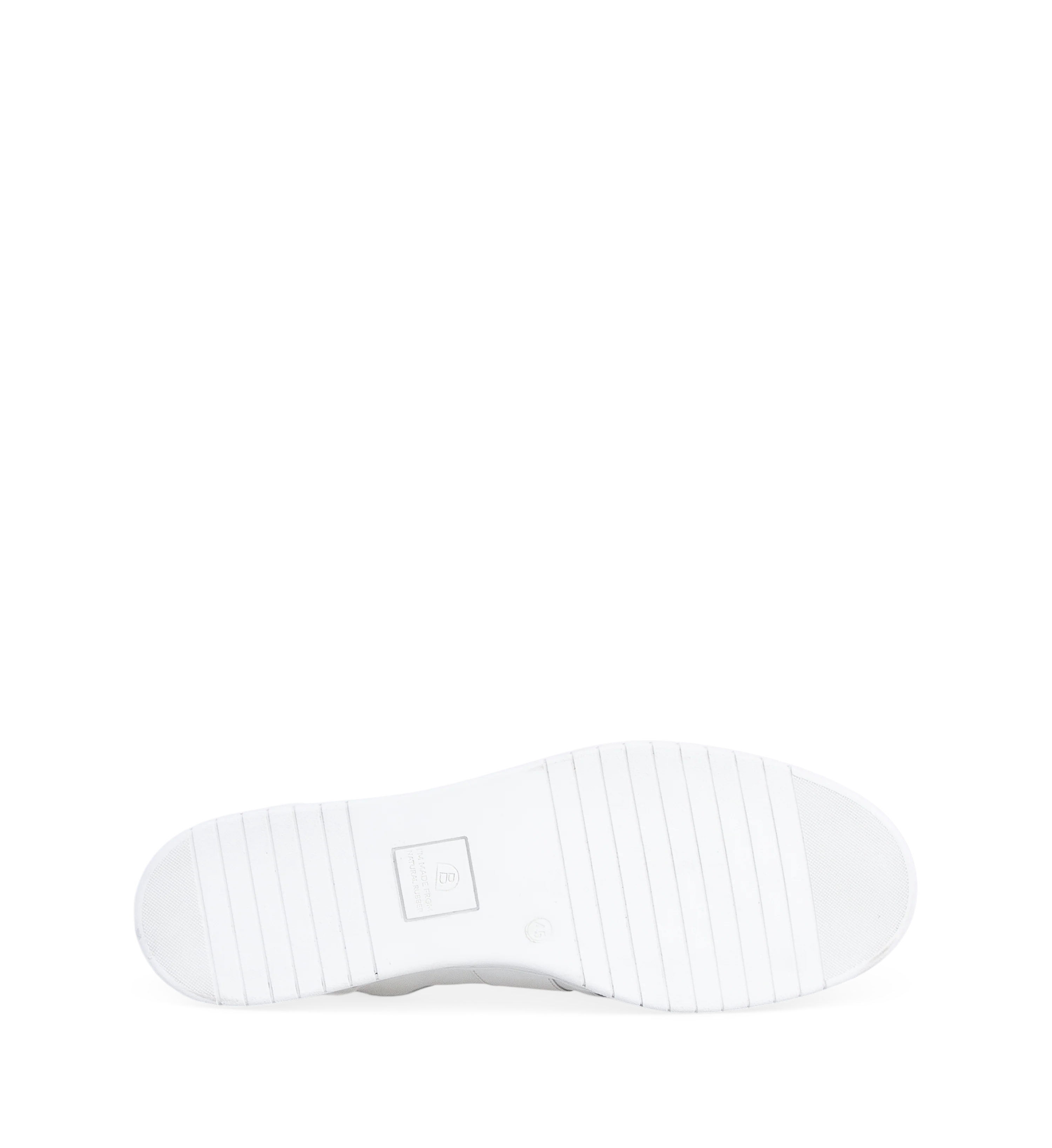 Caesium Clean White Leather Sneakers