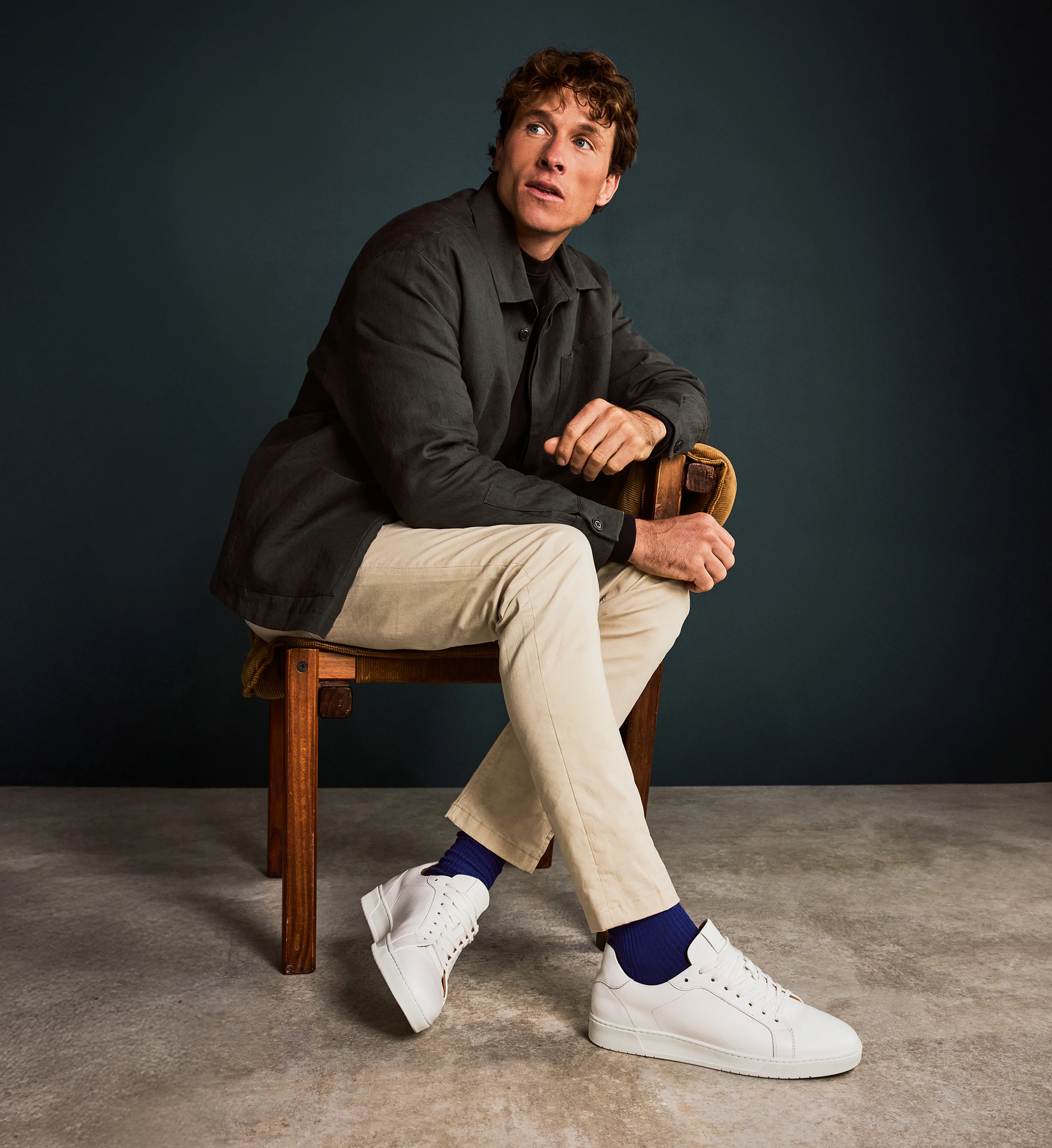 Bohrium Clean White Leather Sneakers