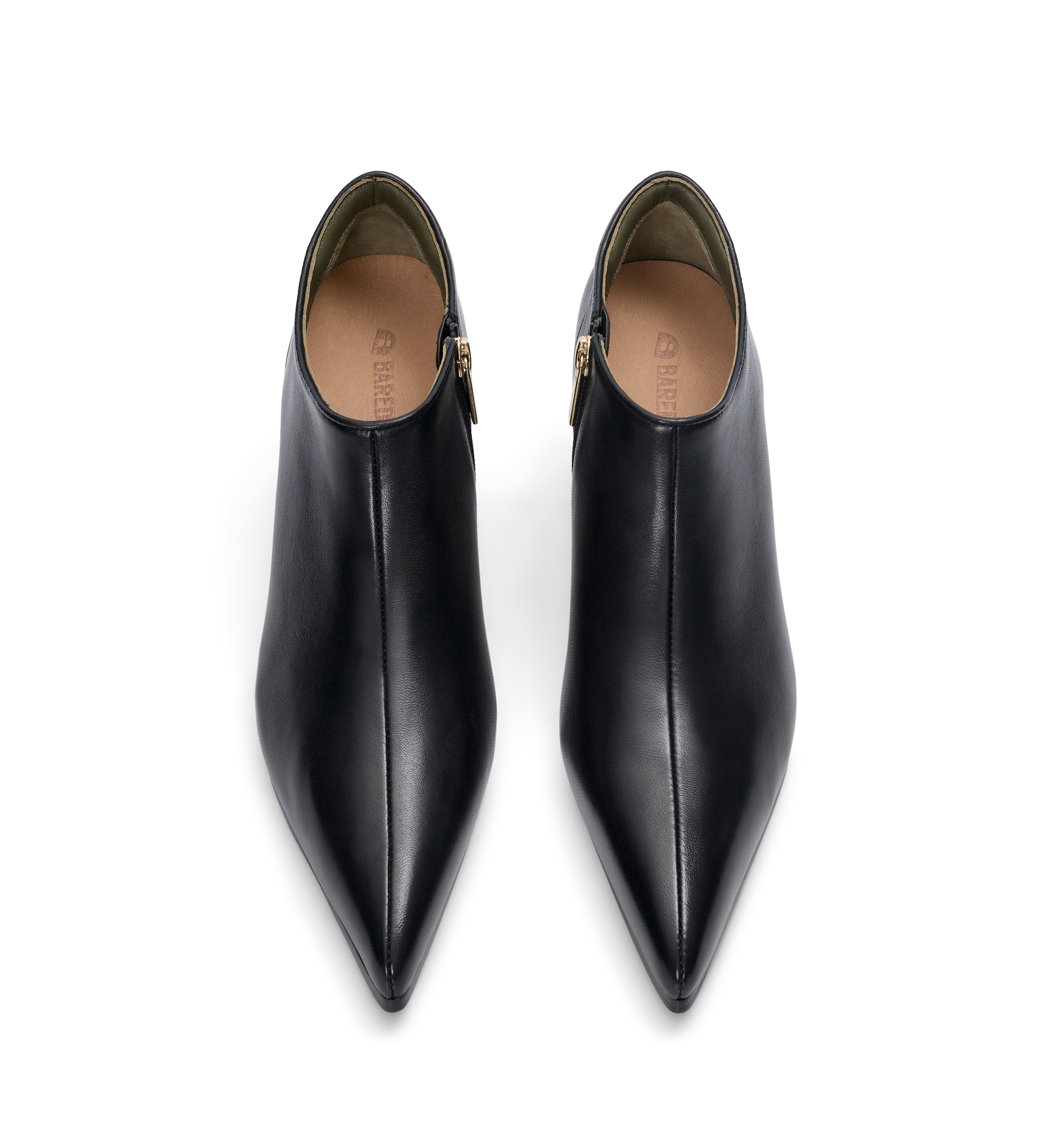 Habia Black Leather Flat Boots