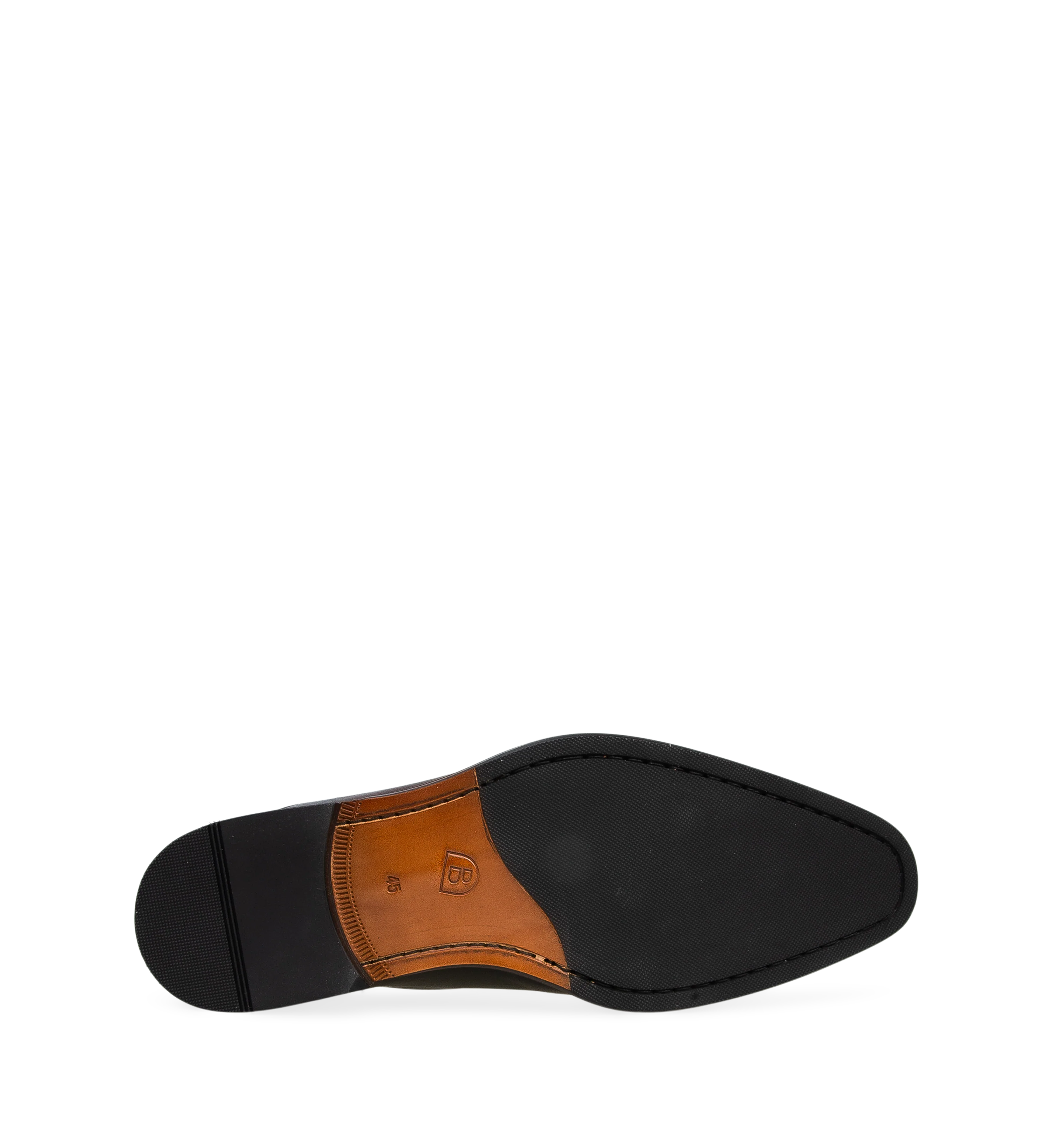 Carbon Black Leather Lace Up Dress Shoes