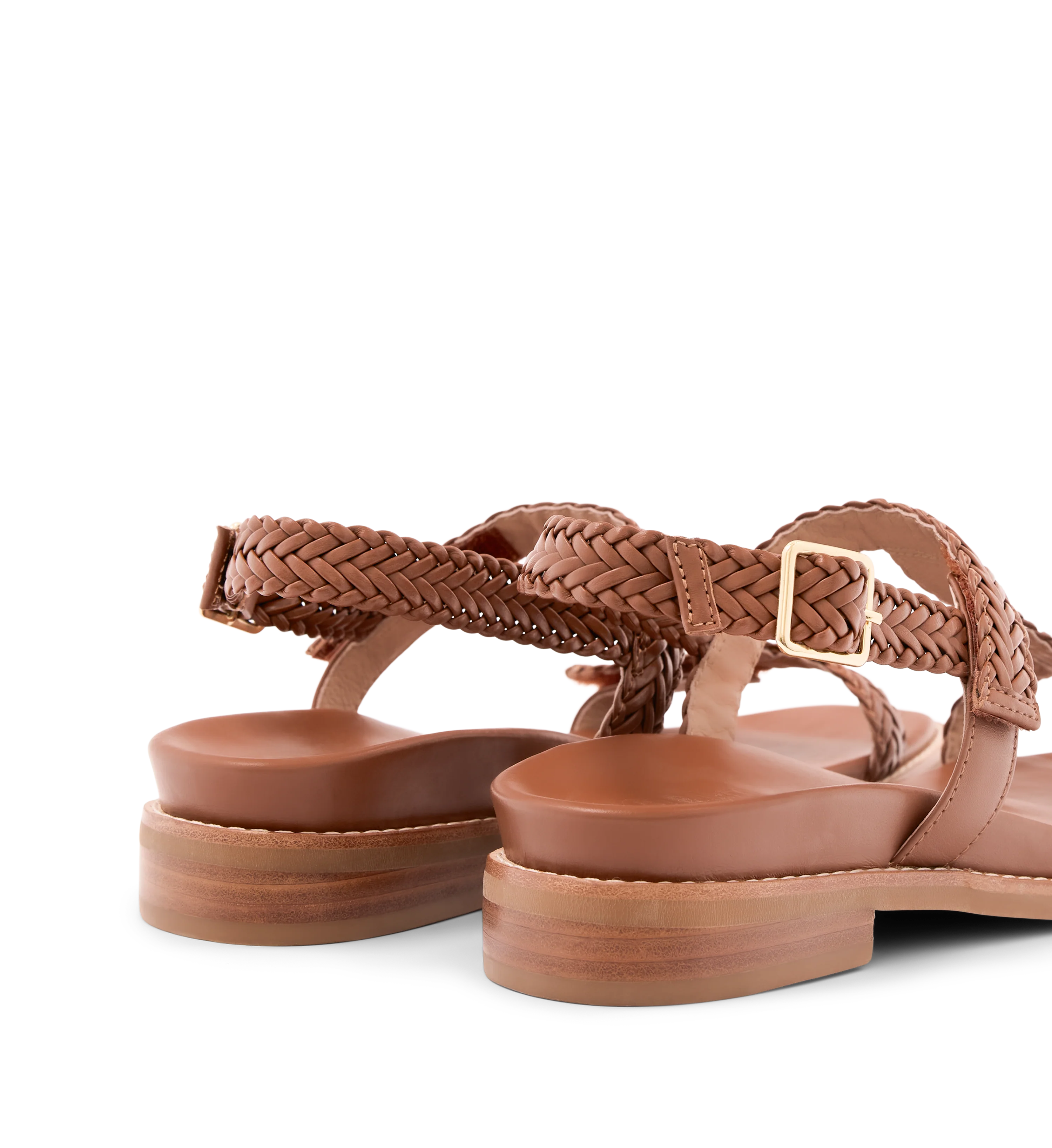 Anhinga Tan Leather Sandals