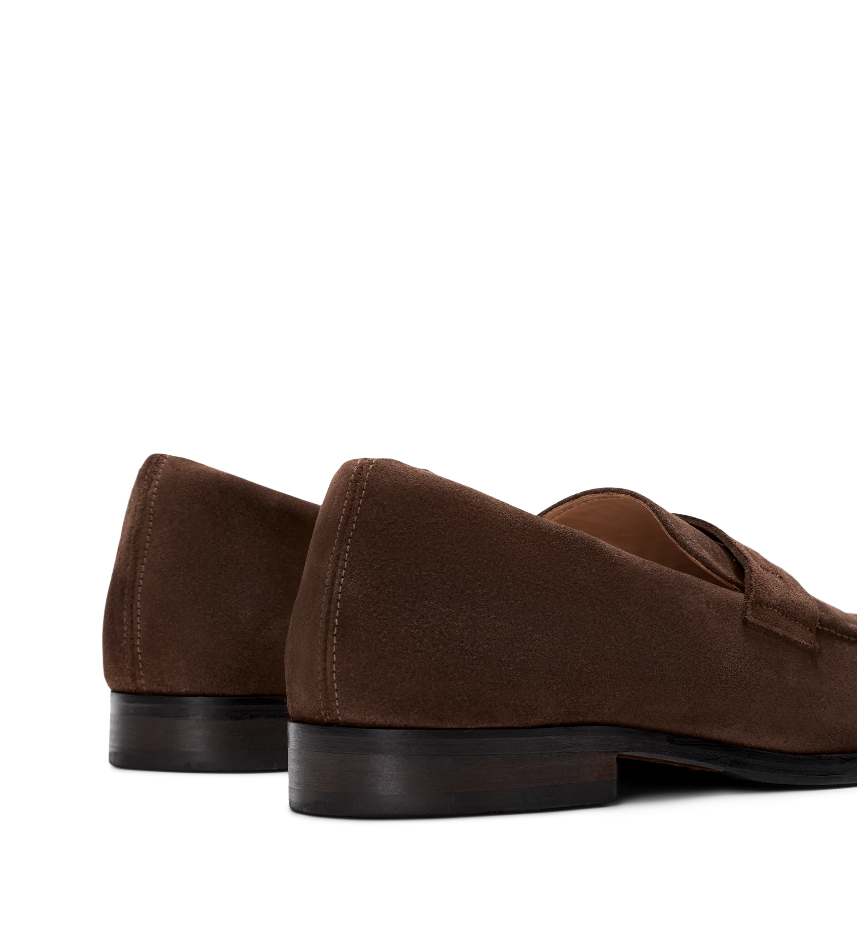 Samarium Brown Suede Loafers