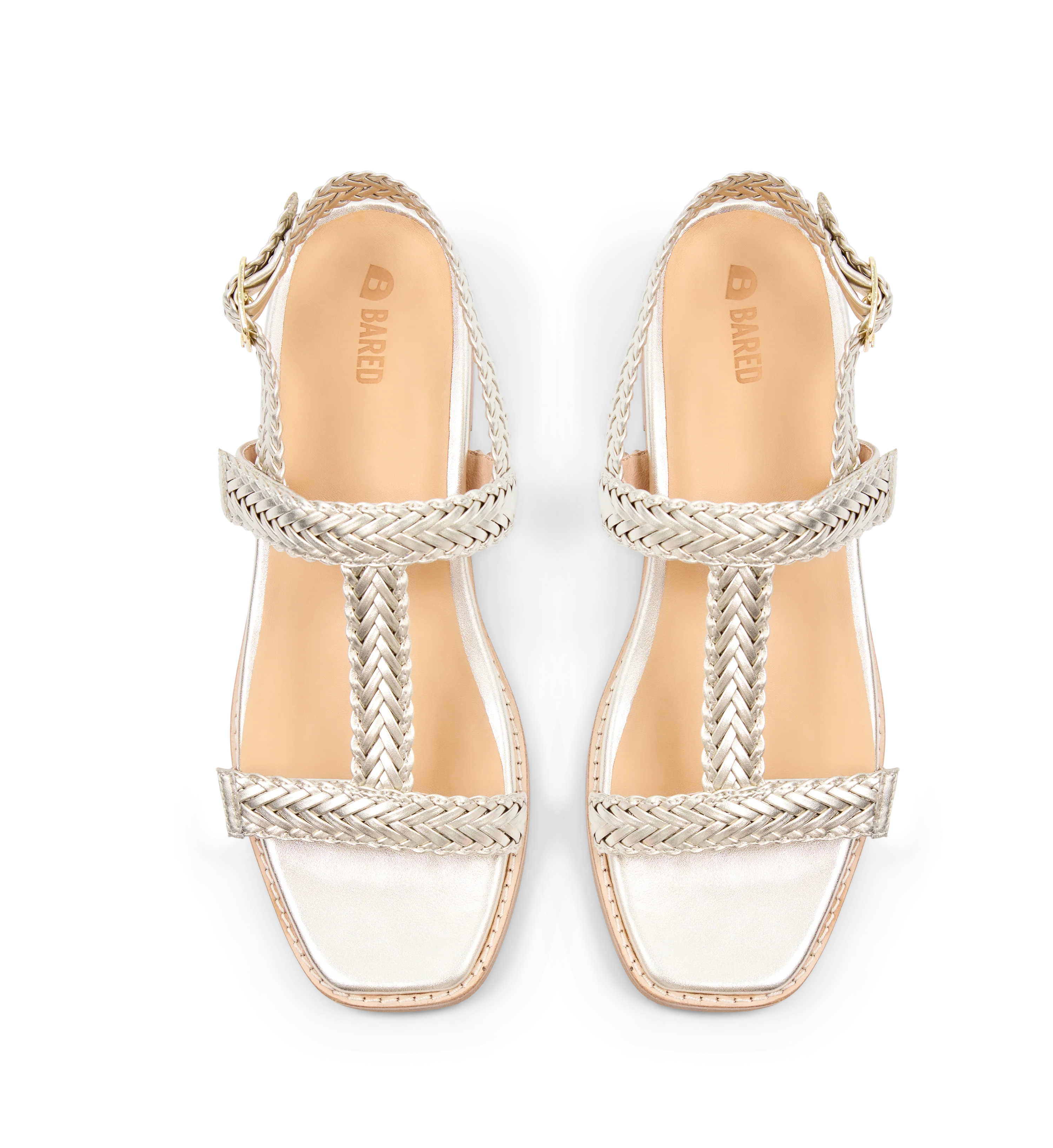 Anhinga Soft Gold Leather Sandals