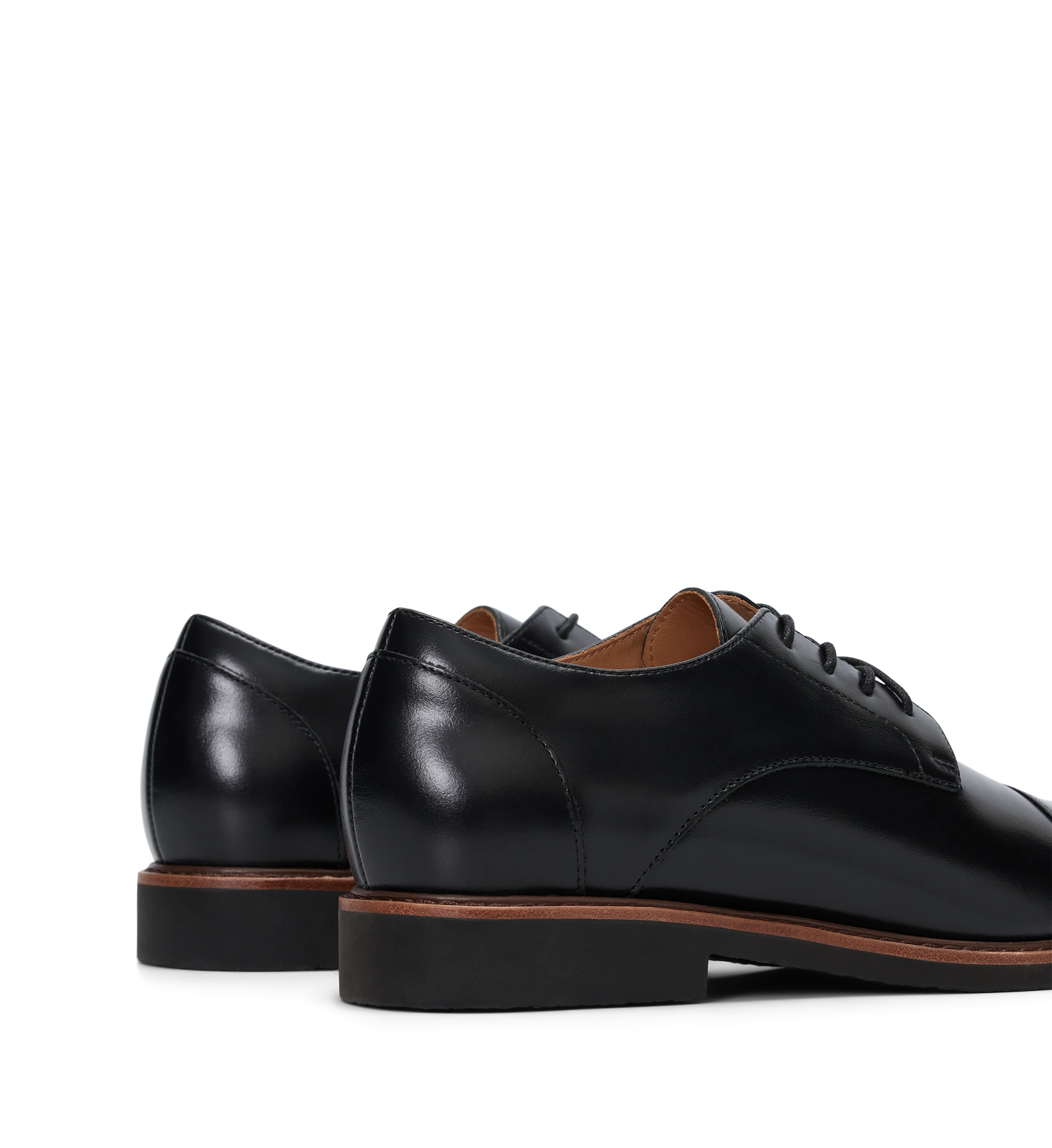 Gentoo Black Leather Monks & Laceups