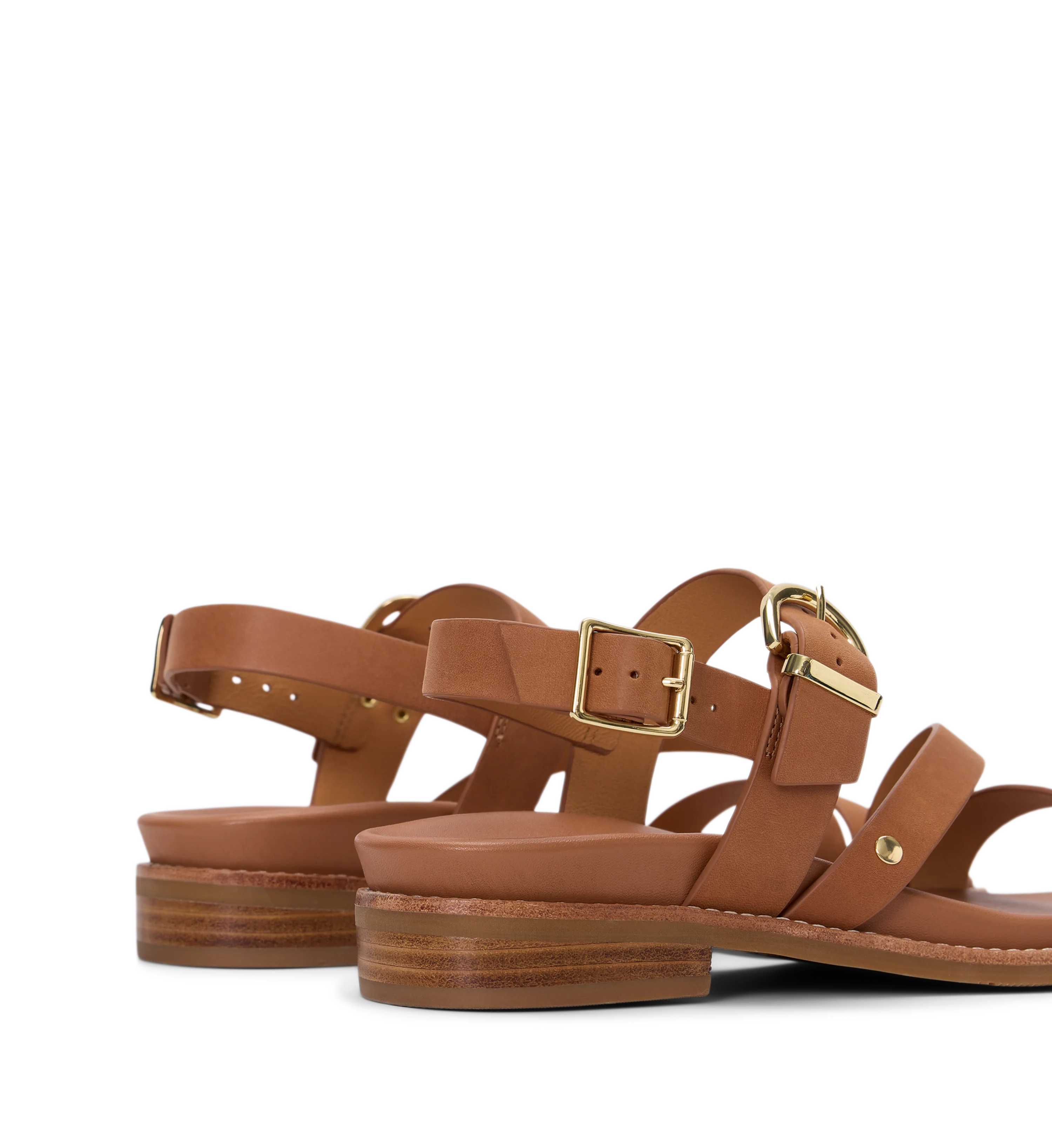 Trumpeter Tan Leather Sandals