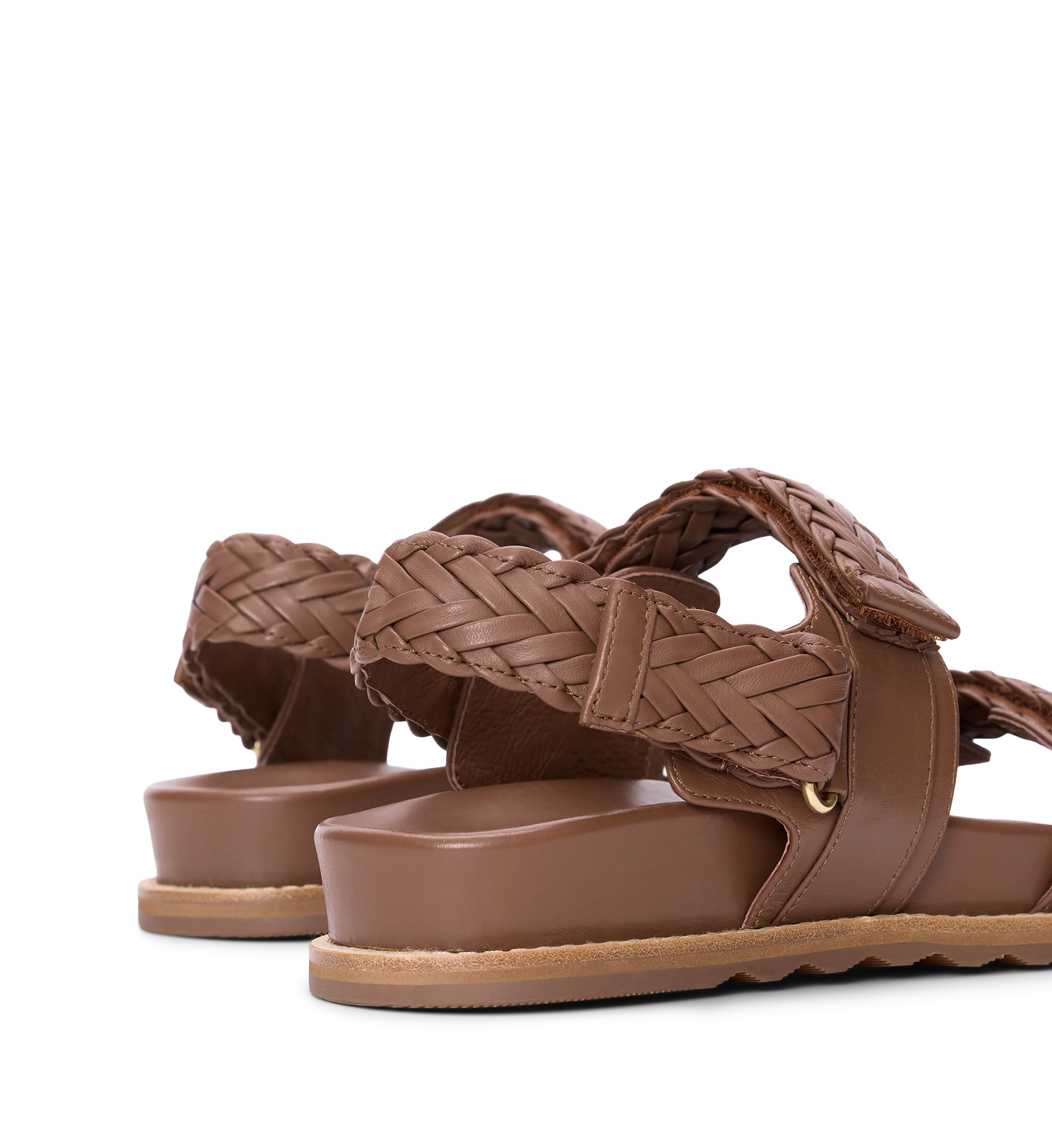Cygnet Tan Leather Chunky Sandals