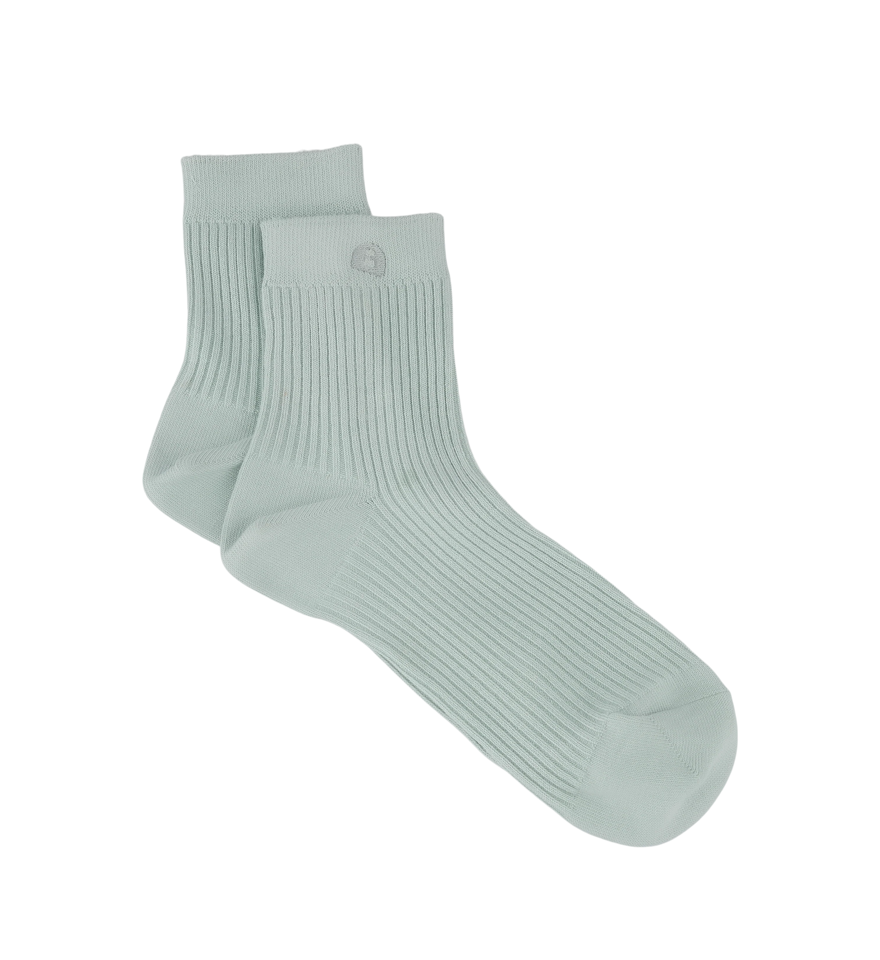 Womens Sneaker Socks 2pk Mint Cotton Blend