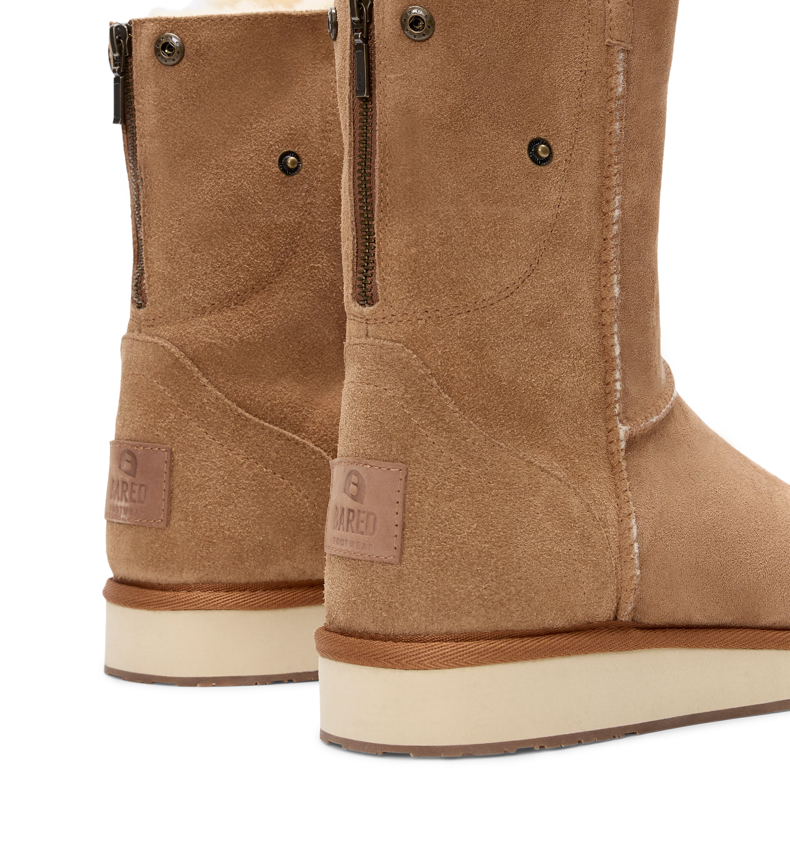 Gosling Knitted Home Boot Chestnut Sheepskin Slipper Boots