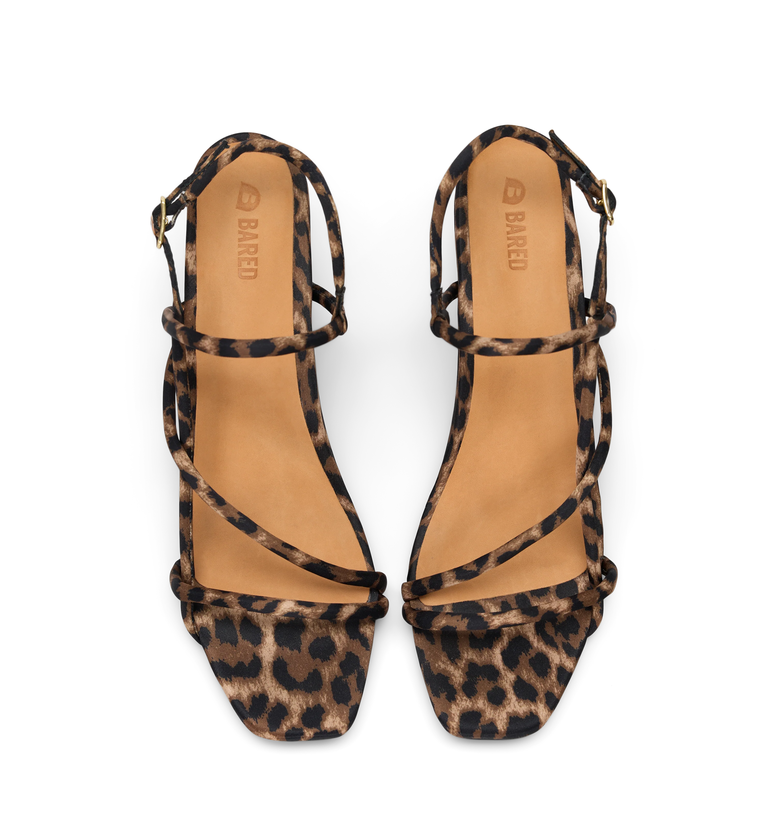 Towhee Leopard Print Satin Low Heels