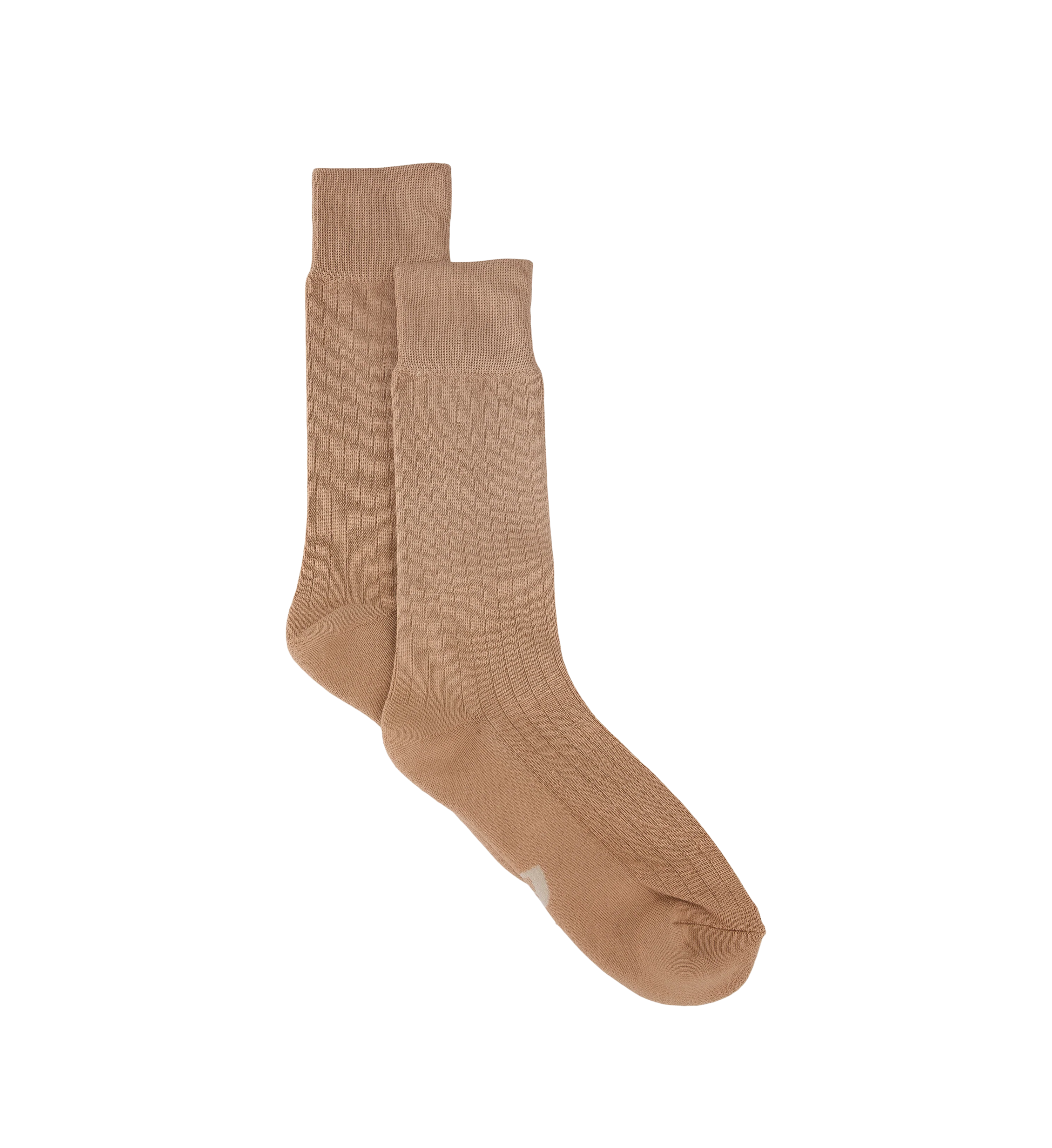 Mens Crew Socks 2pk Oatmeal Cotton Blend