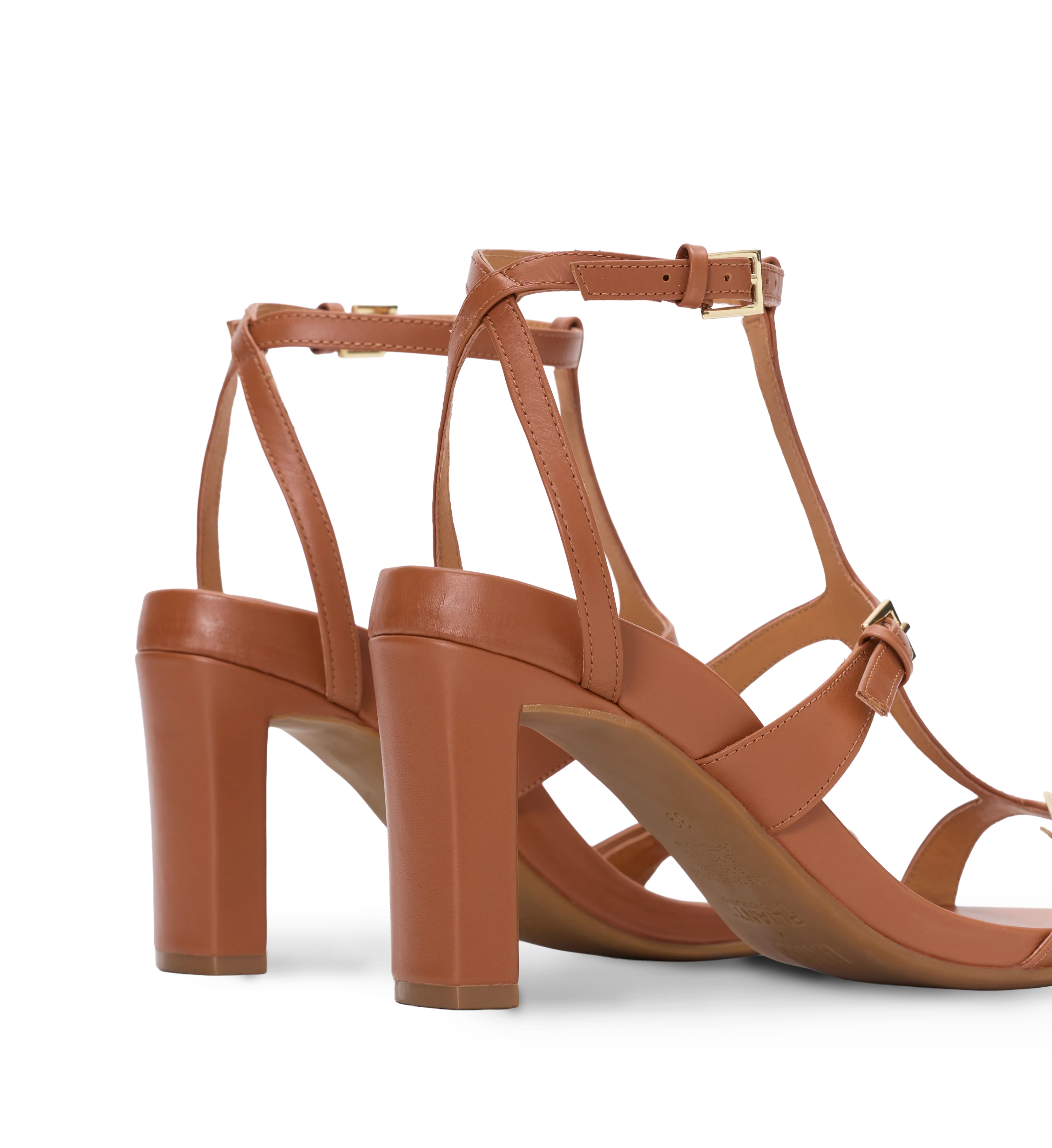Jayshrike Clay Tan Leather High Heels