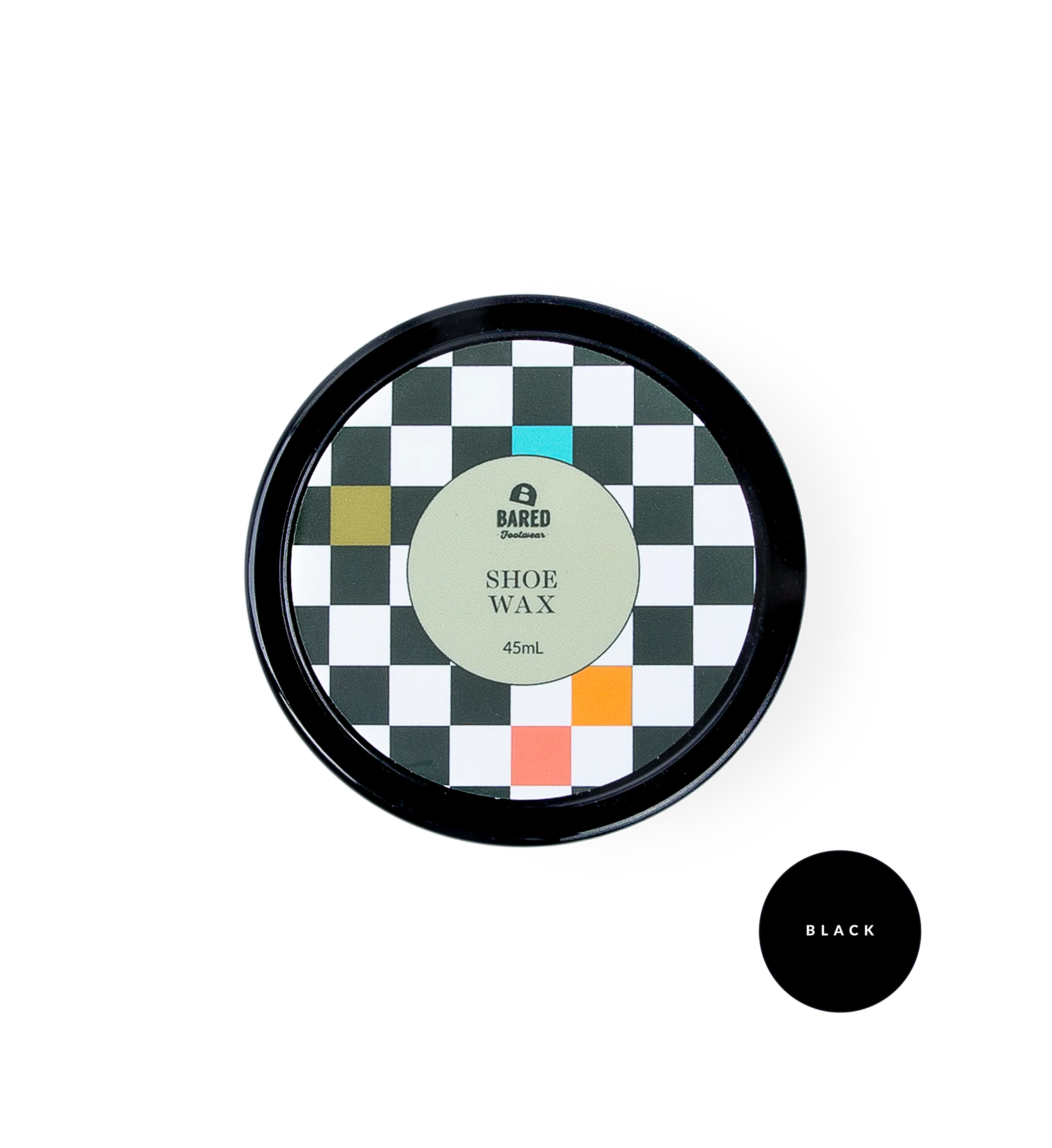 Bared Shoe Wax Black Polish